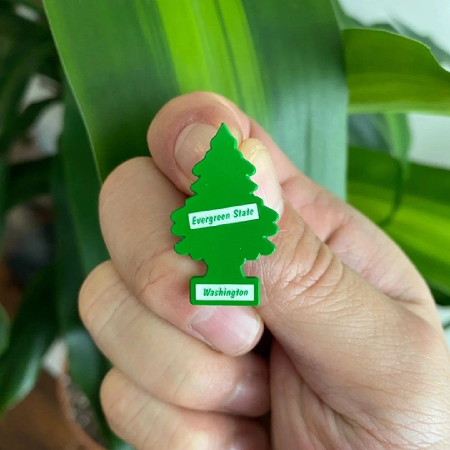 Evergreen Tree Pin - Green - Image 2