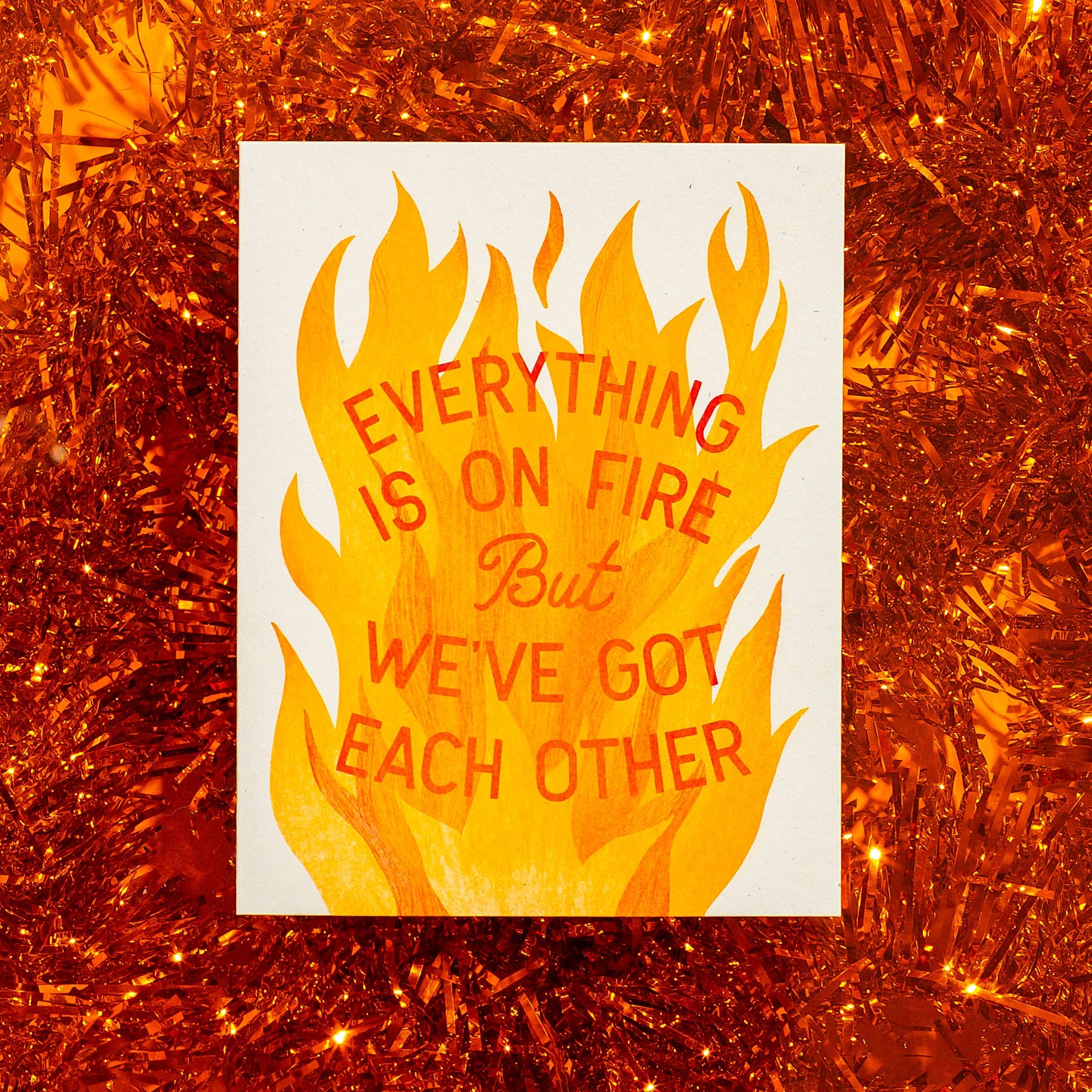 Everything Is On Fire Love Card - Image 2