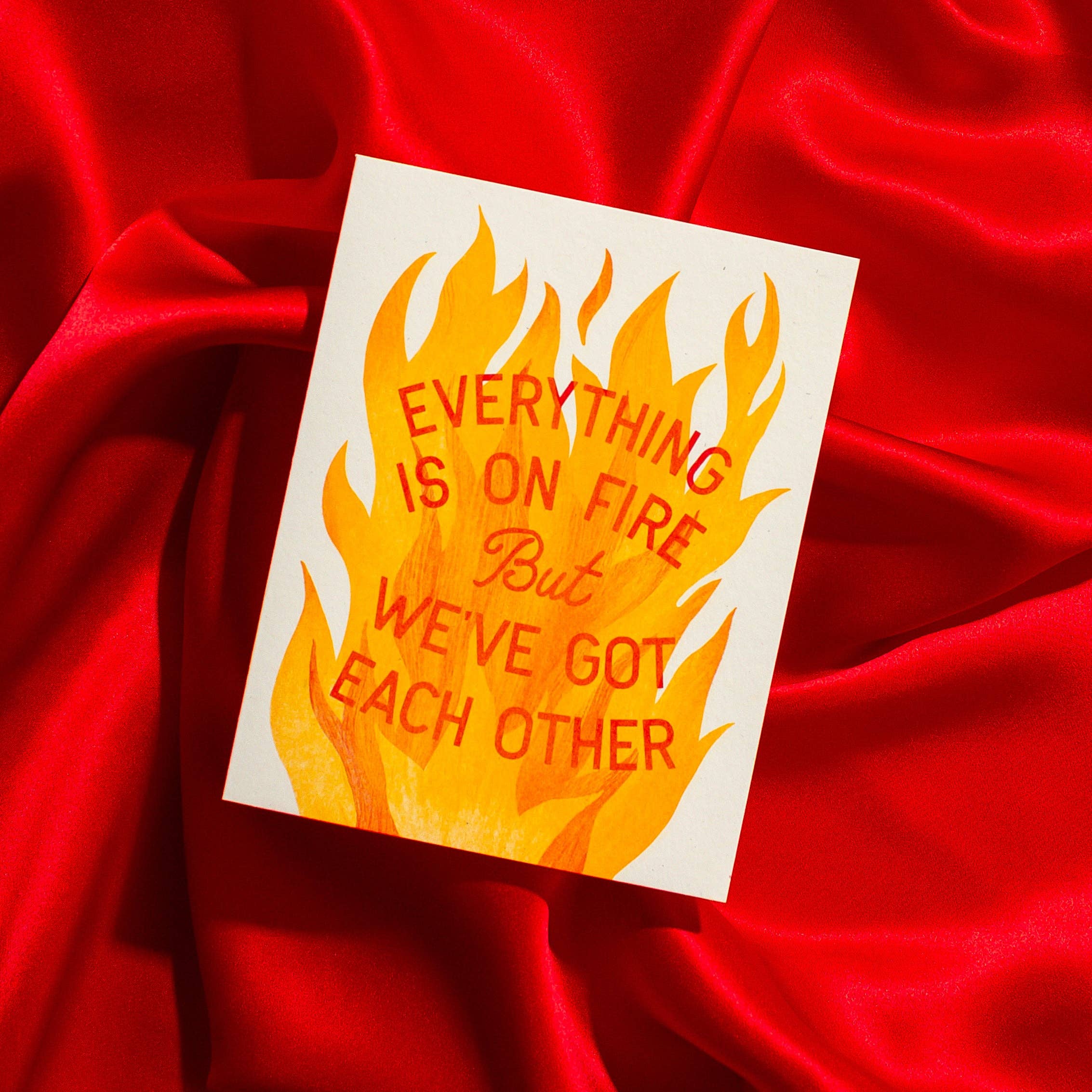 Everything Is On Fire Love Card - Image 3