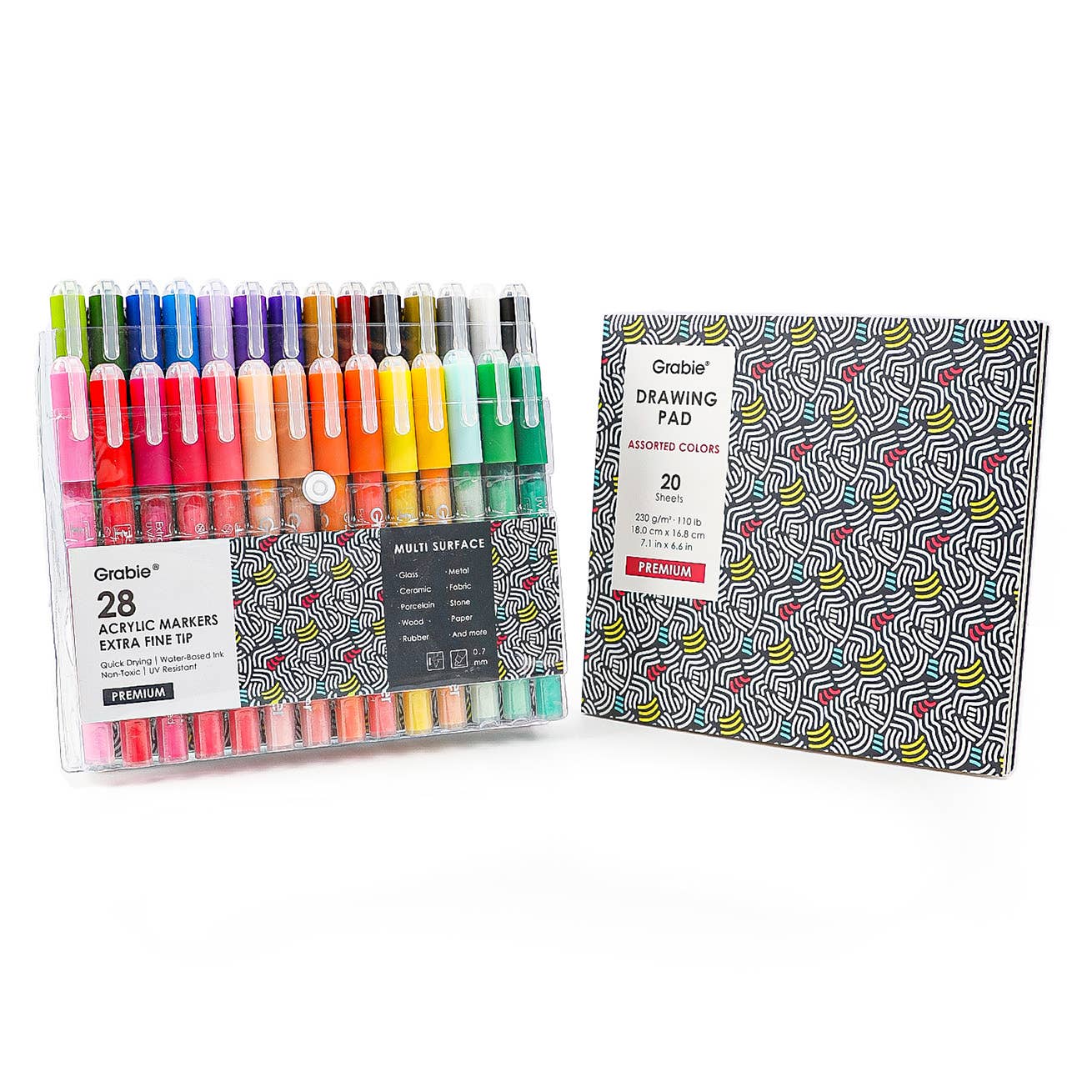 Acrylic Paint Markers - Set of 28 - Image 3