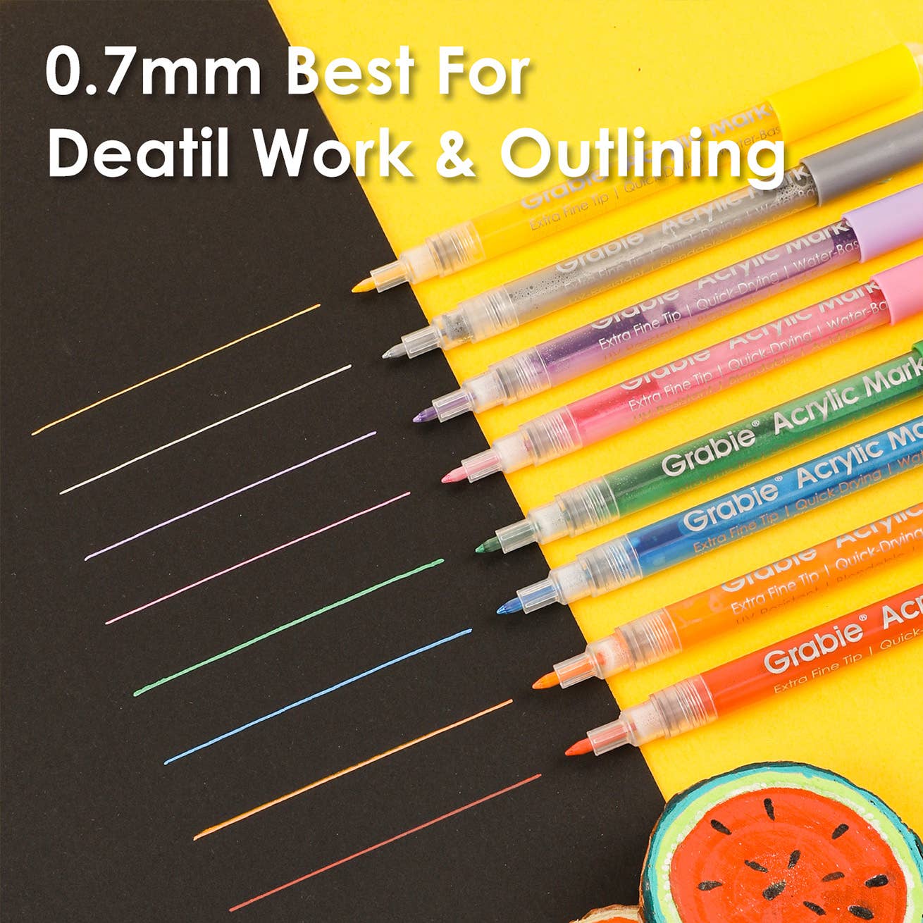 Acrylic Paint Markers - Set of 28 - Image 4