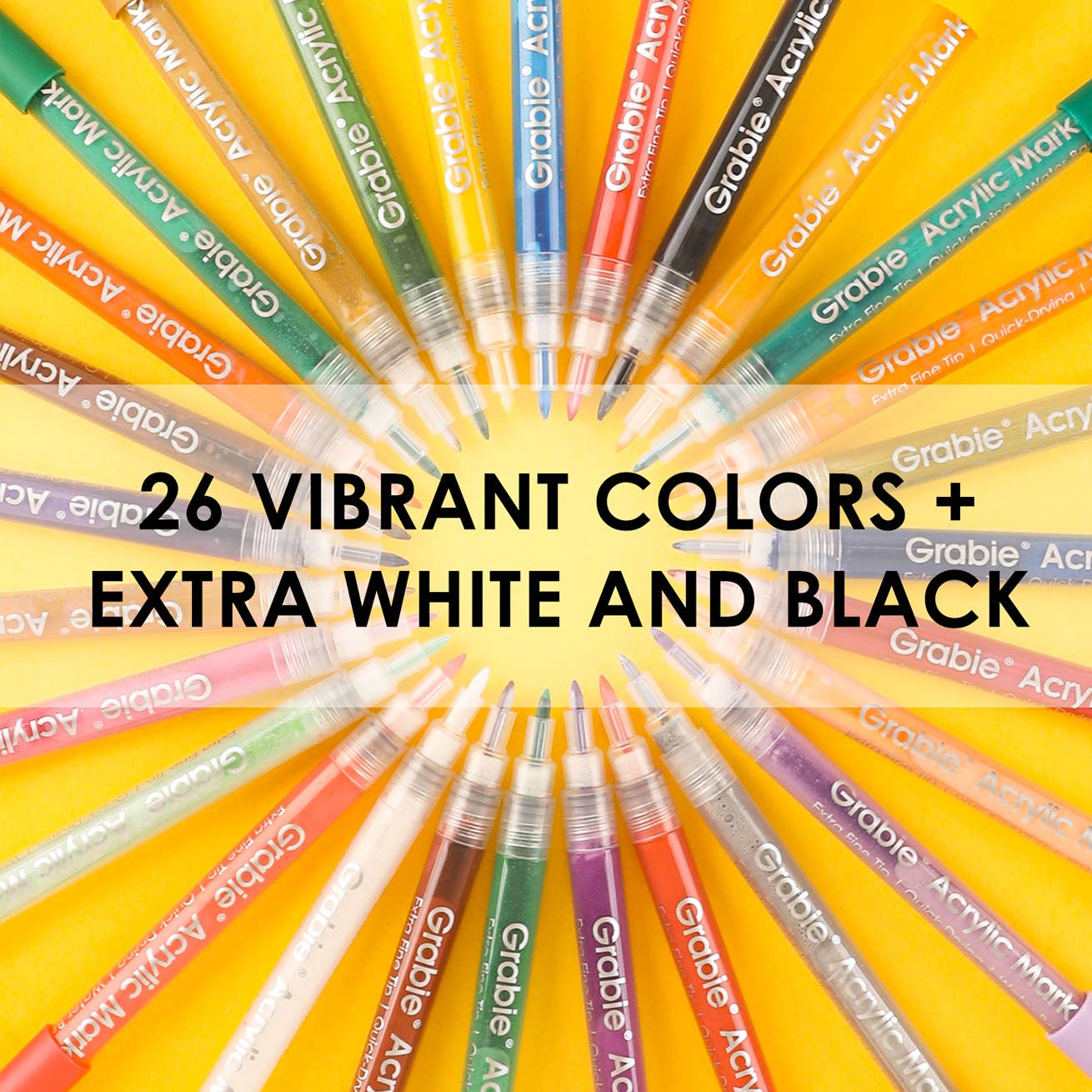 Acrylic Paint Markers - Set of 28 - Image 5