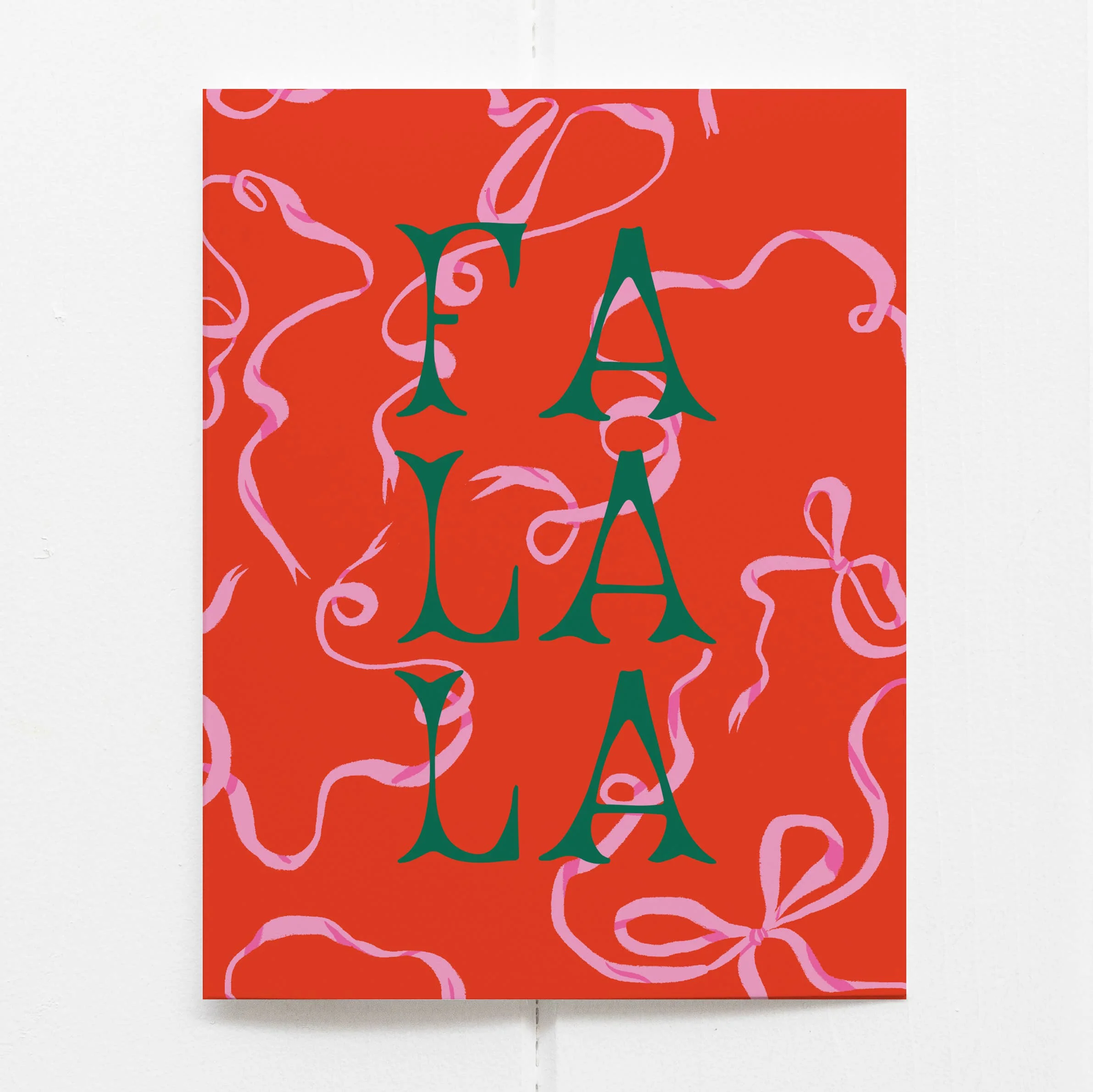 FA LA LA Holiday Card