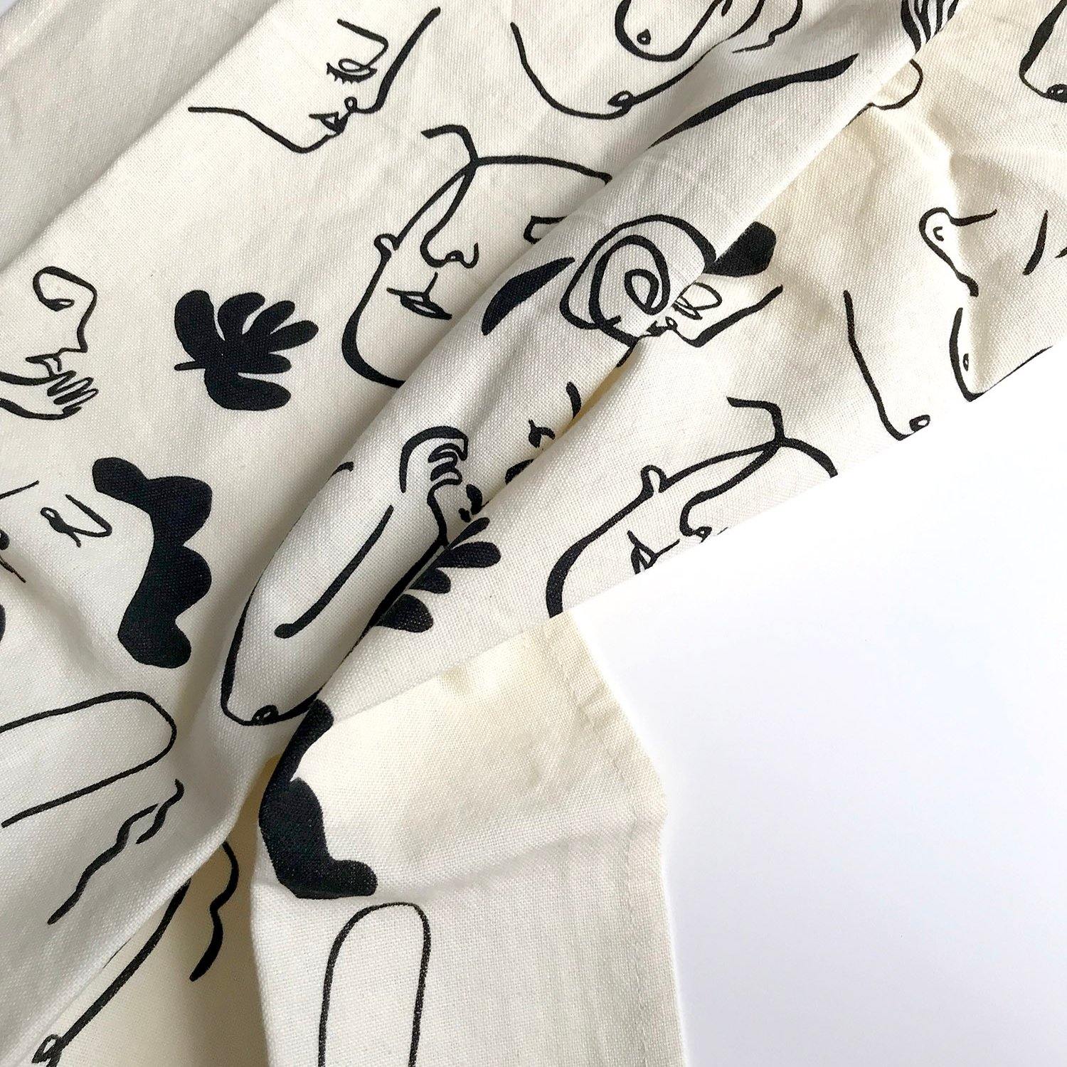 Faces & Boobs Tea Towel - Image 2