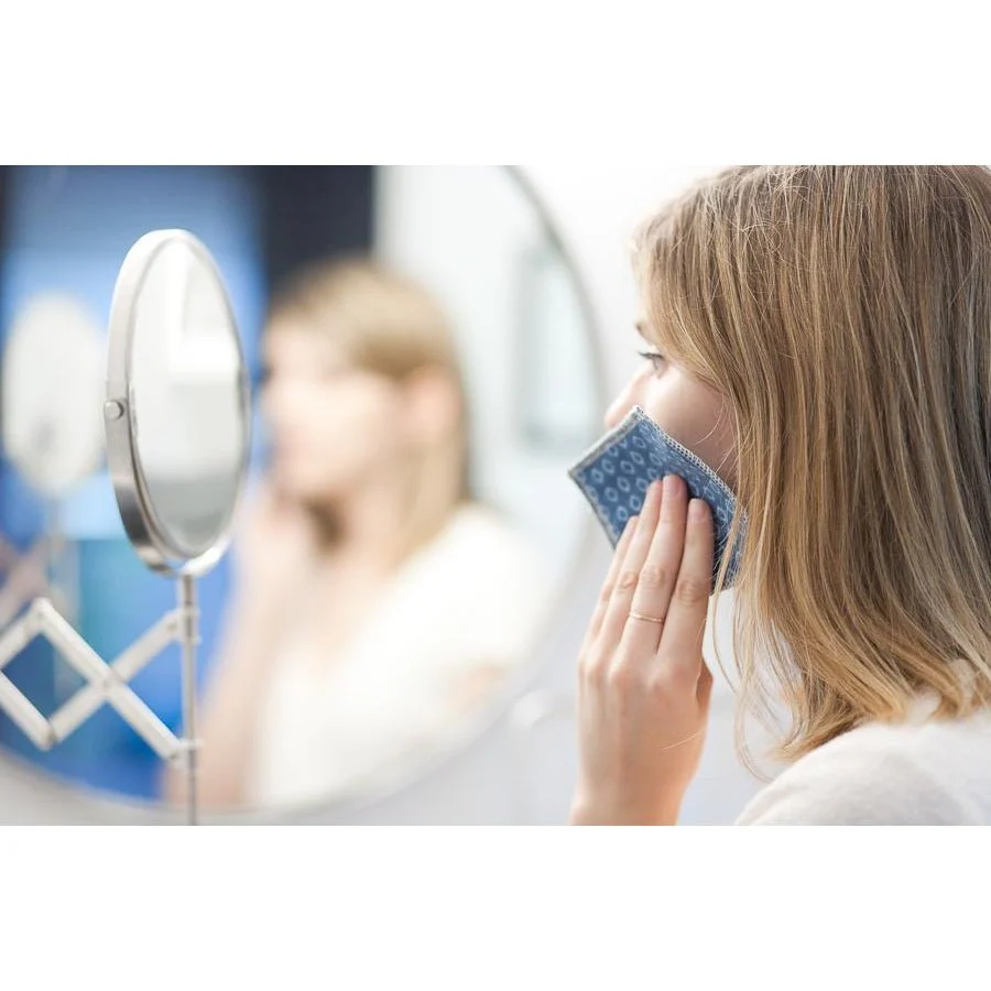 Facial Cloths Set/8: Teal - Image 3
