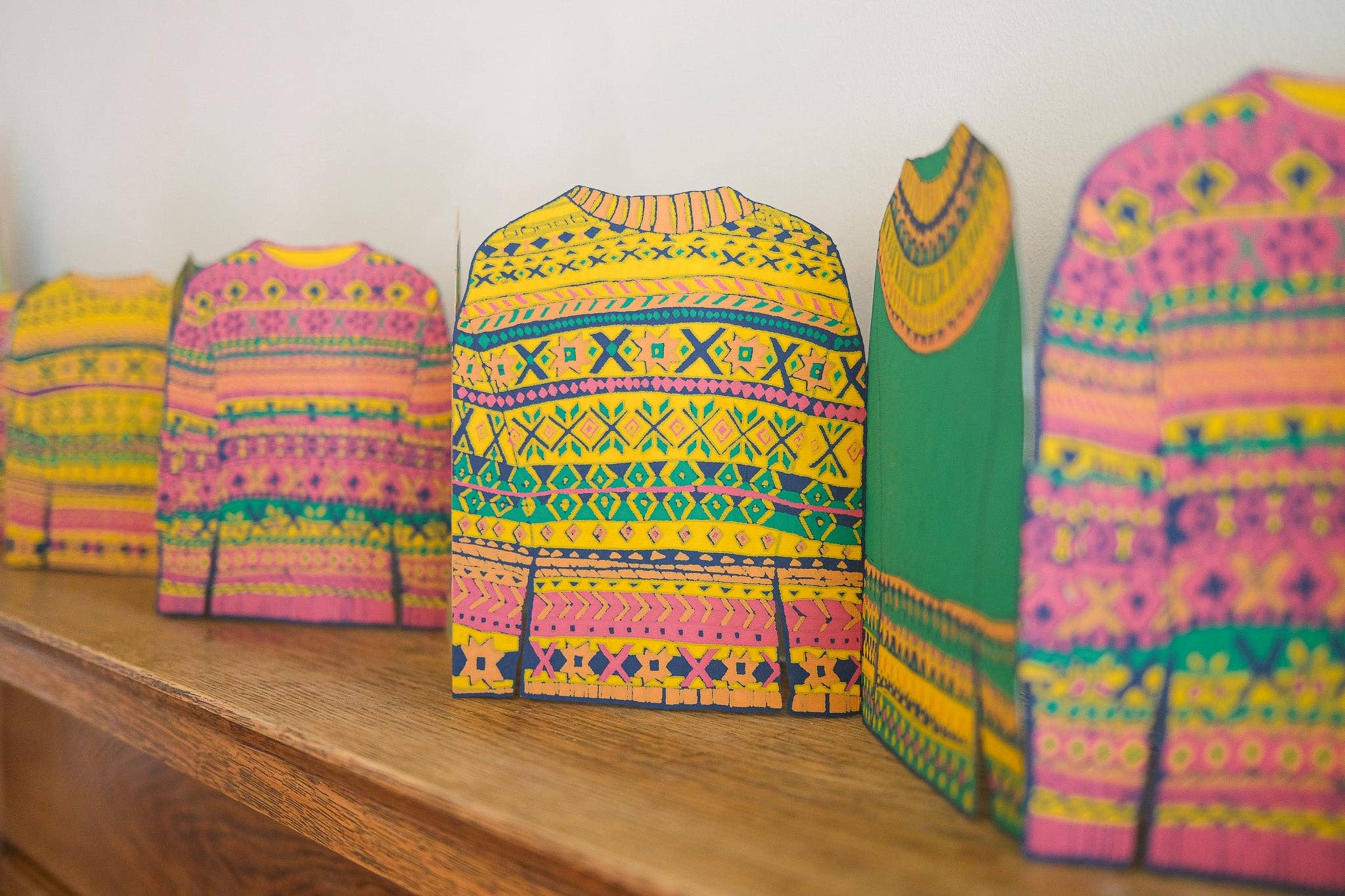 Fair Isle Sweaters Folded Garland - Image 4