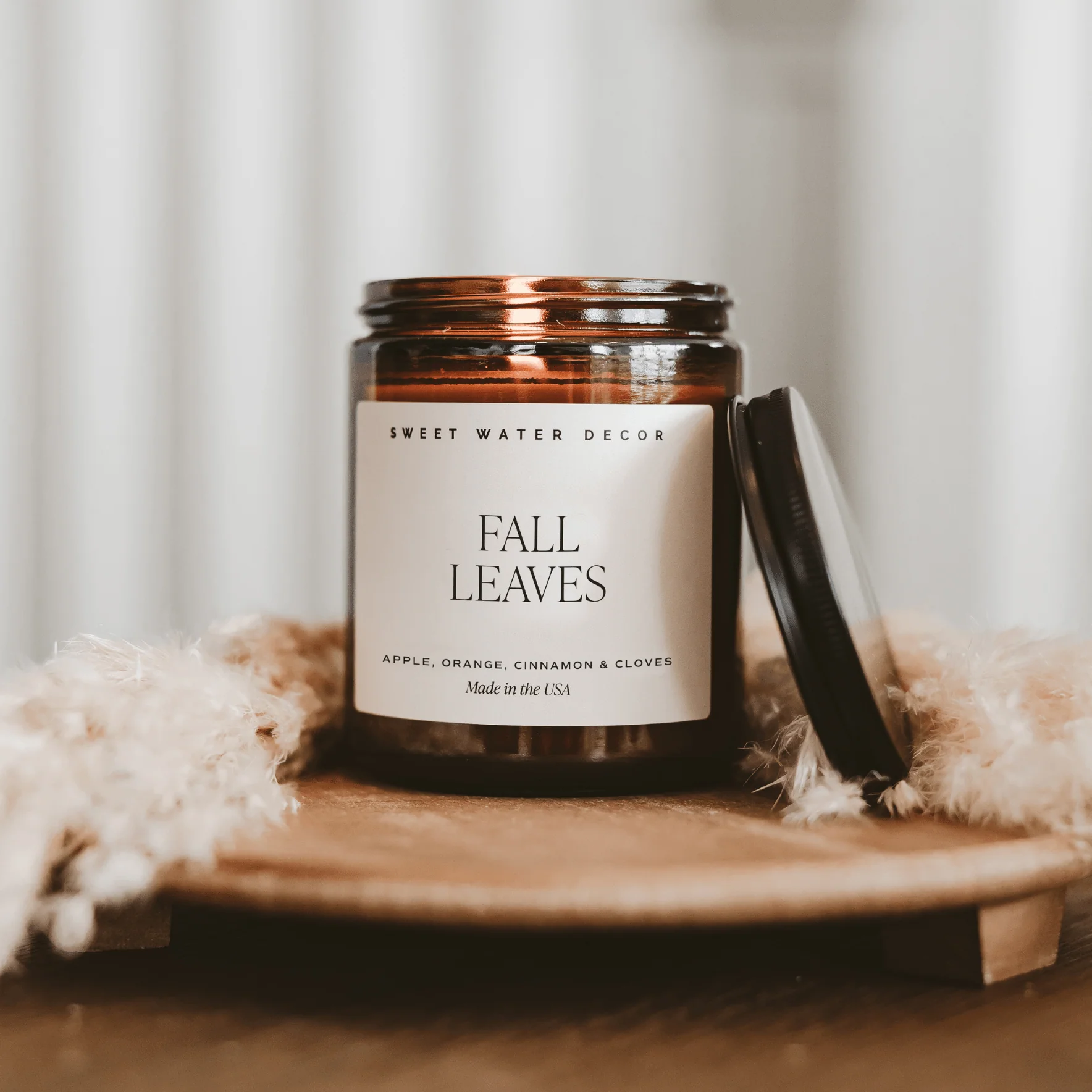 Fall Leaves Candle