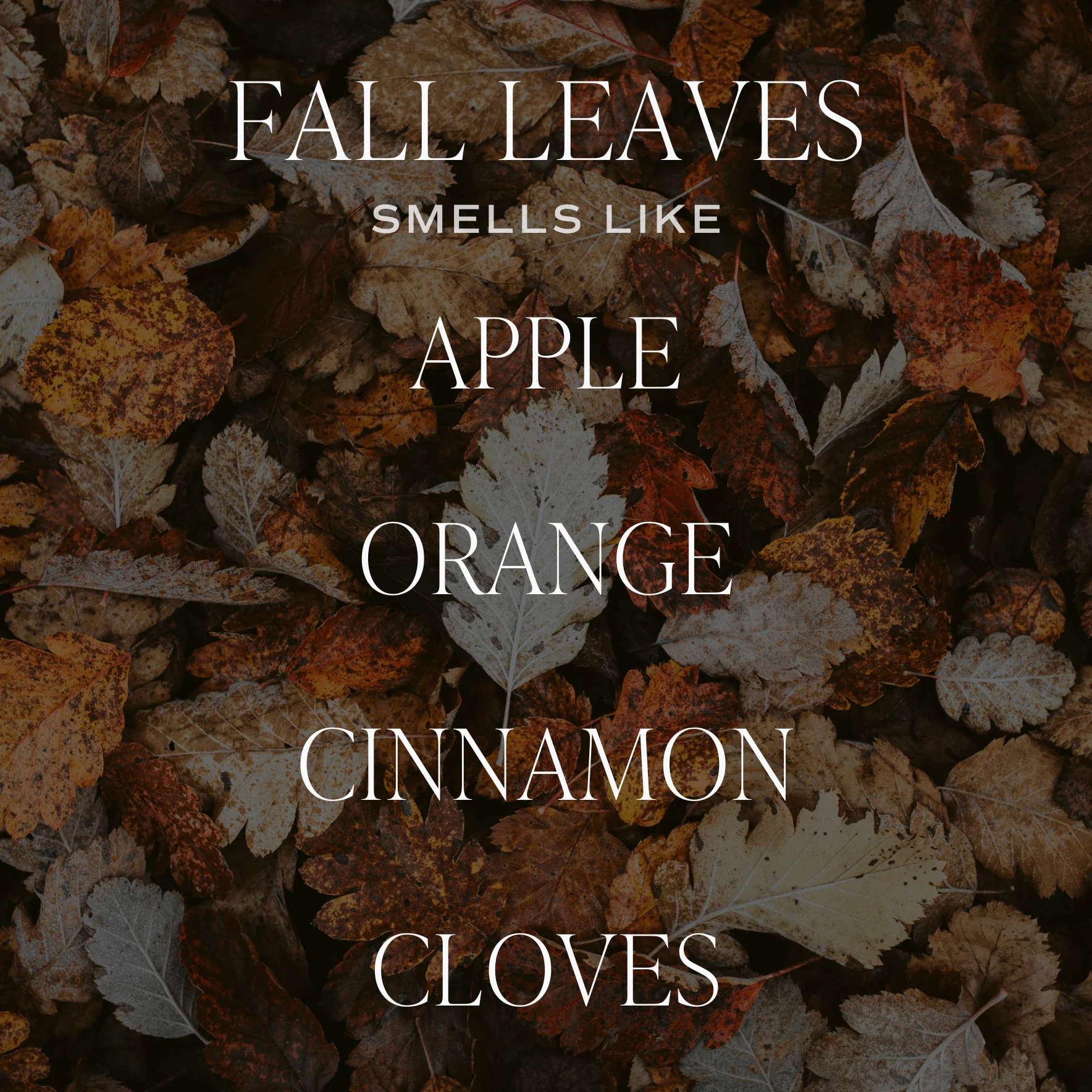 Fall Leaves Candle - Image 2