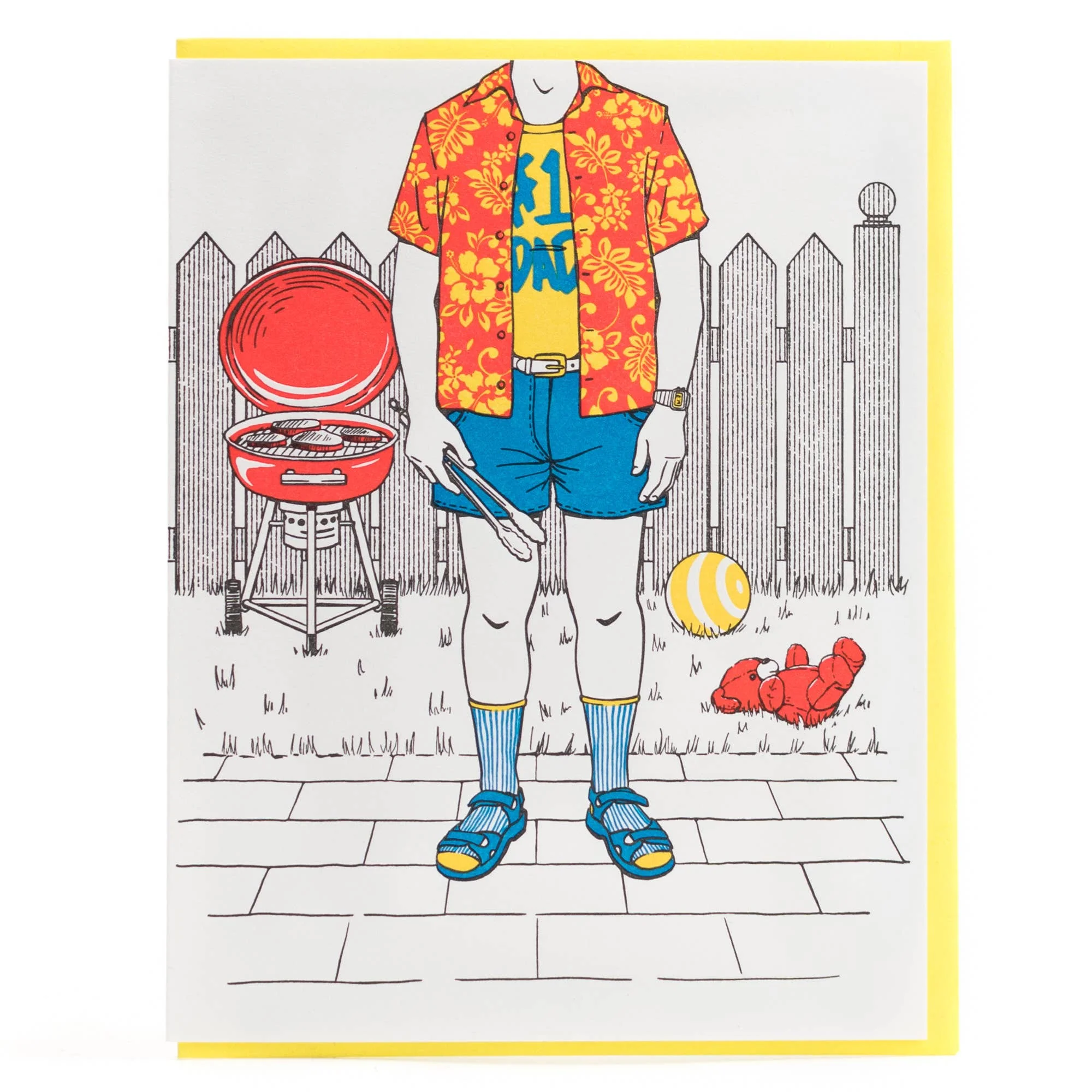 #1 Dad Father's Day Card