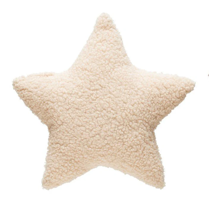 Faux Sherpa Star Shaped Pillow - Image 3