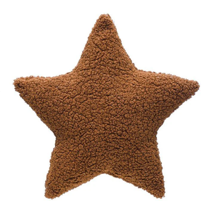 Faux Sherpa Star Shaped Pillow - Image 4