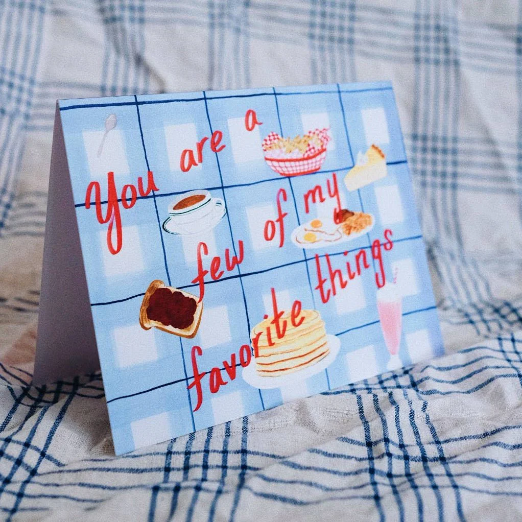Diner Food Favorite Love Card - Image 3