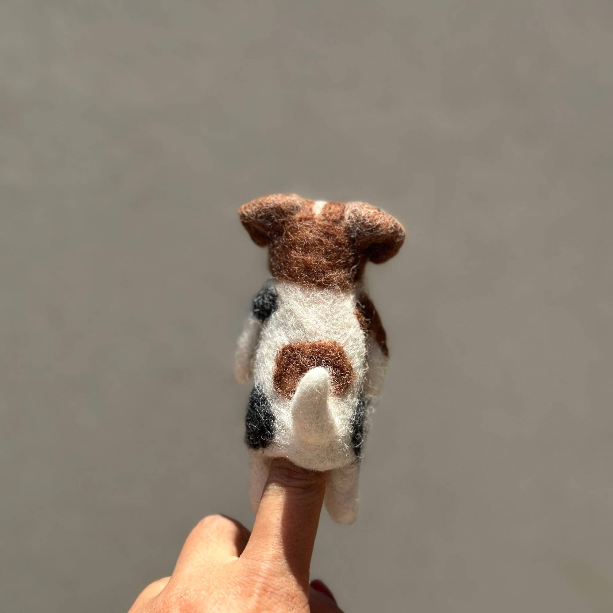 Jack Russell Terrier Finger Puppet - Image 2