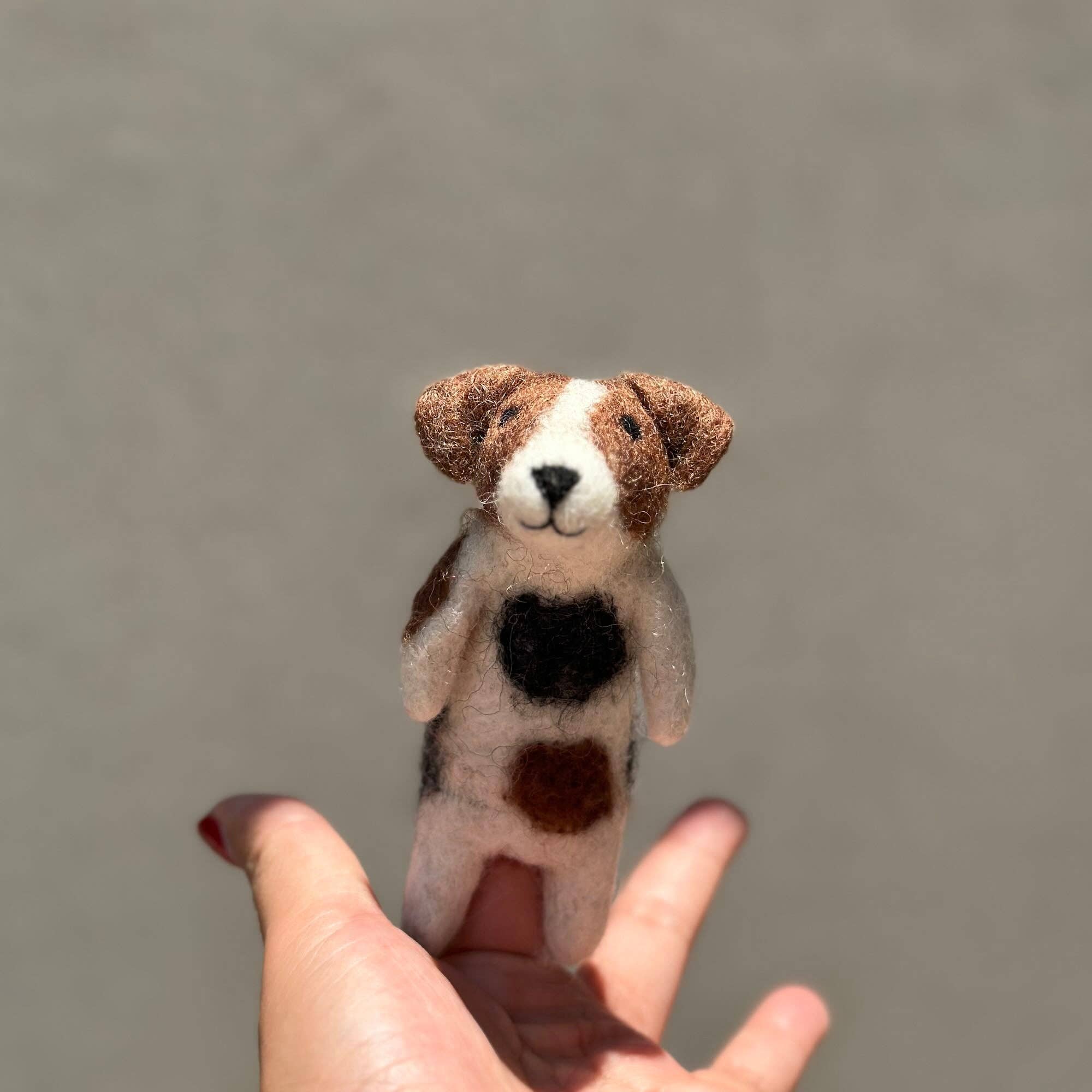 Jack Russell Terrier Finger Puppet - Image 4