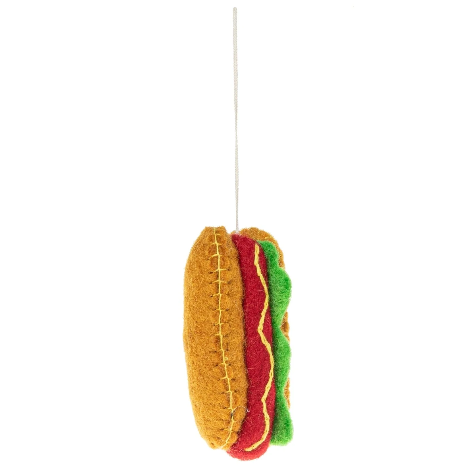 Felt Hot Dog Ornament - Image 2