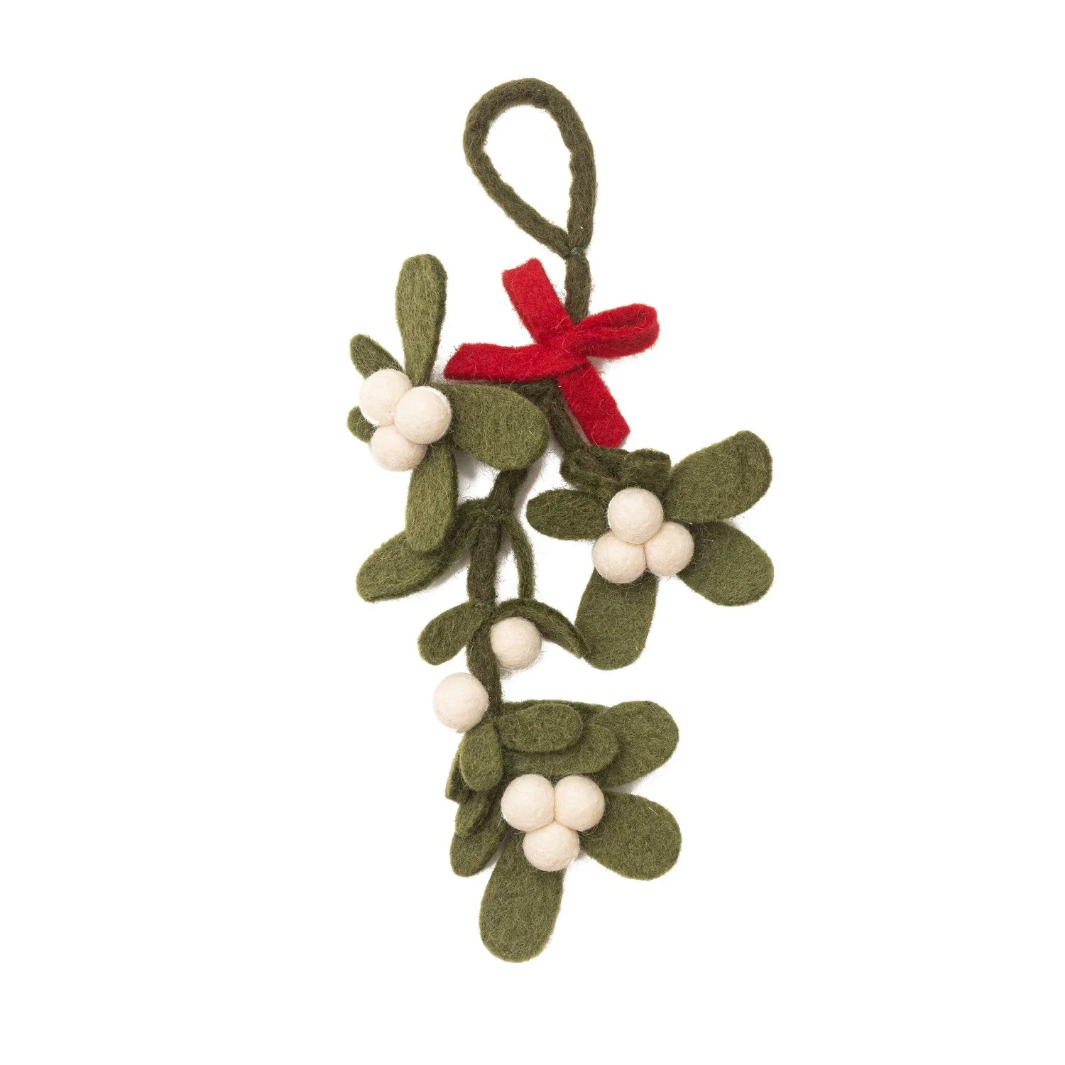 Felt Mistletoe Ornament - Image 2