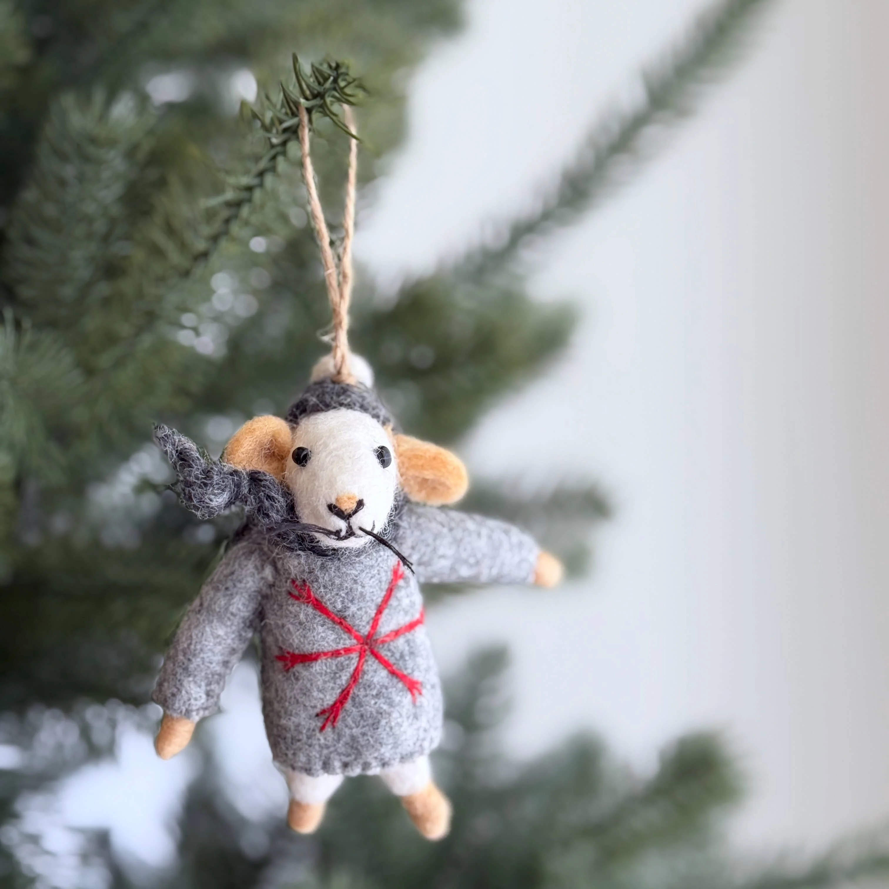 Mouse in Sweater Ornaments - Image 2