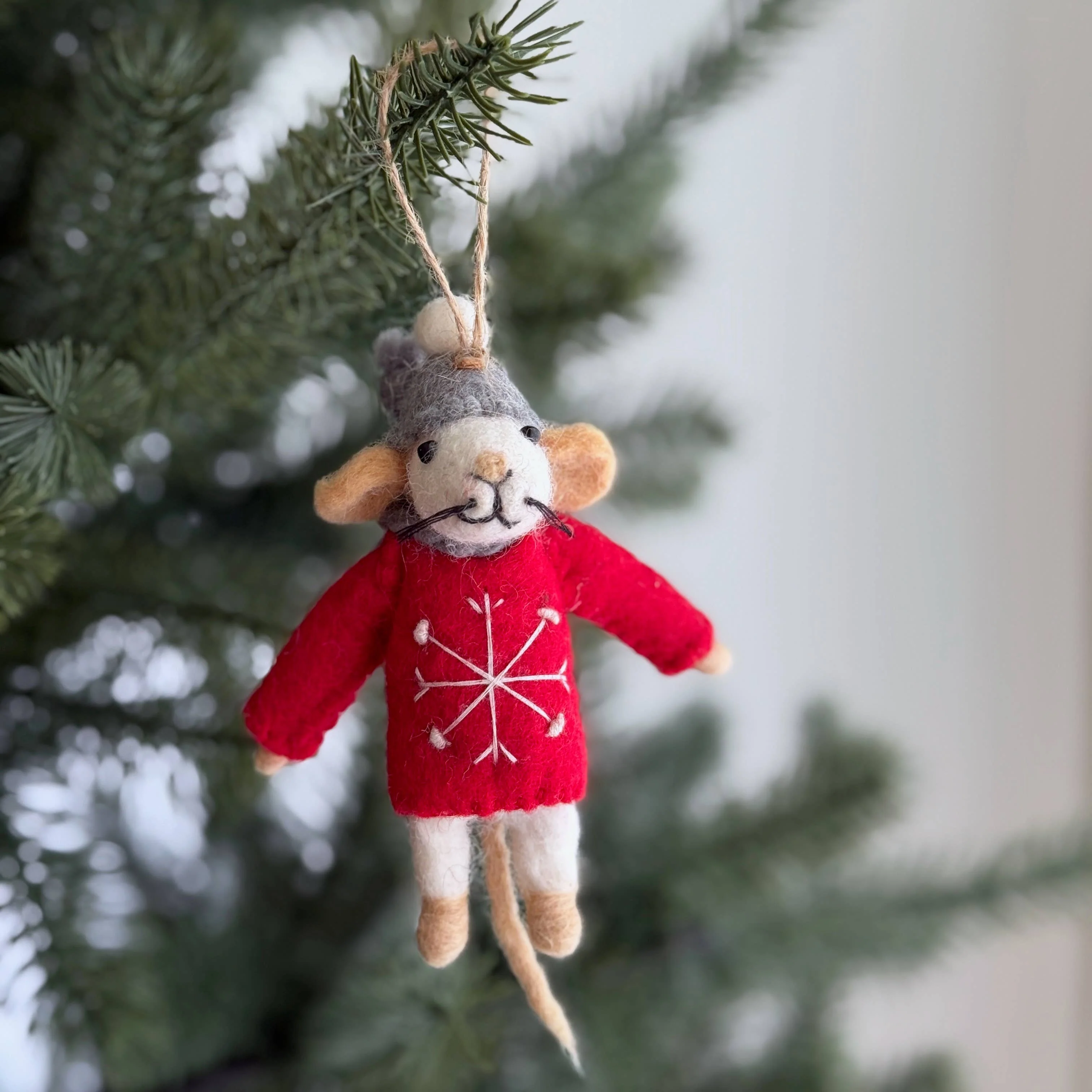 Mouse in Sweater Ornaments - Image 3