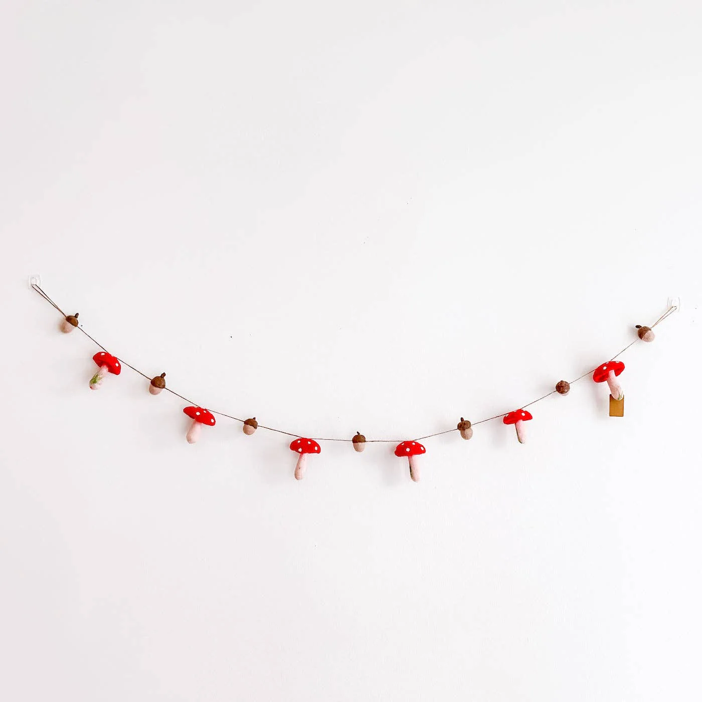 Mushroom and Acorn Garland - Image 2