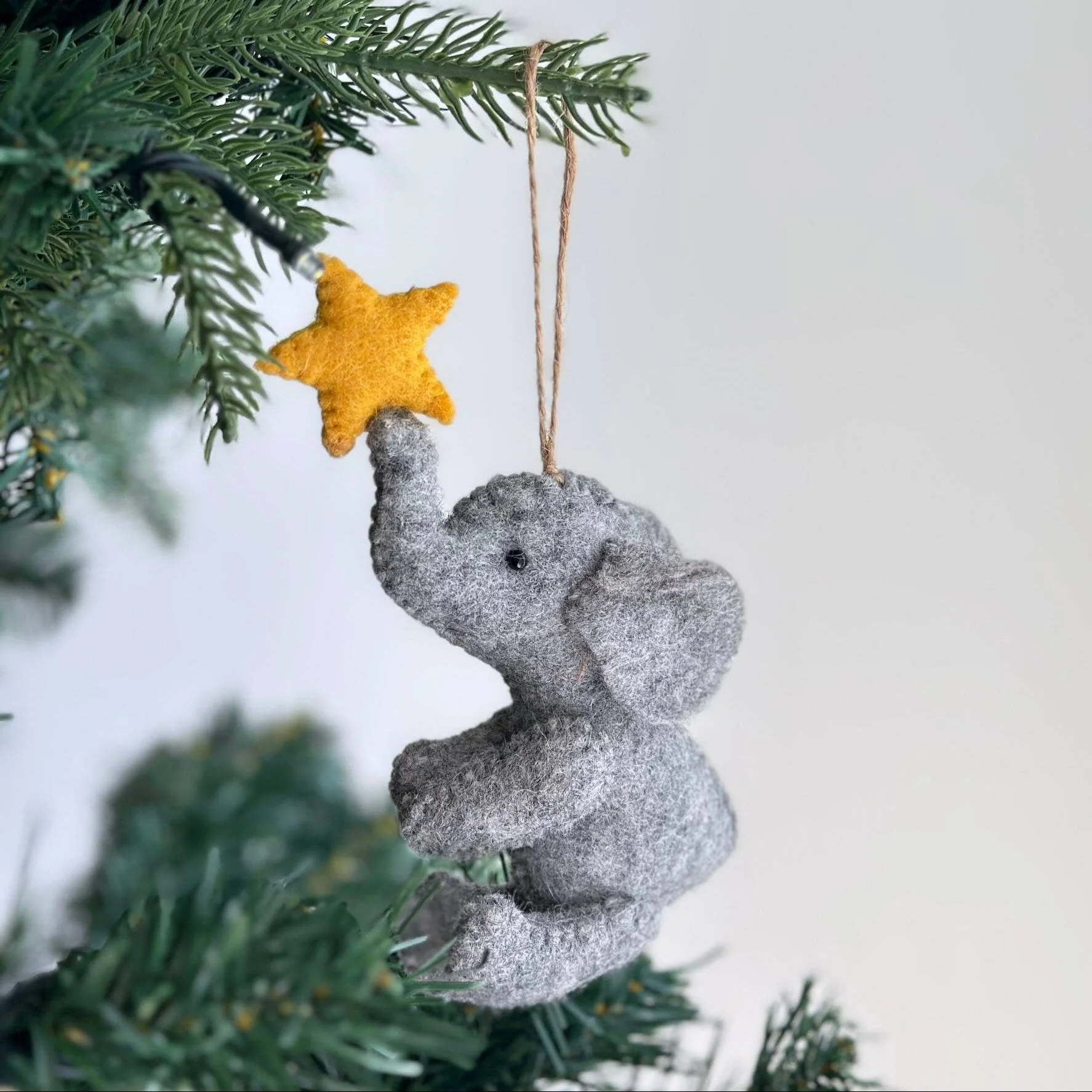 Elephant With Star Ornament - Image 2