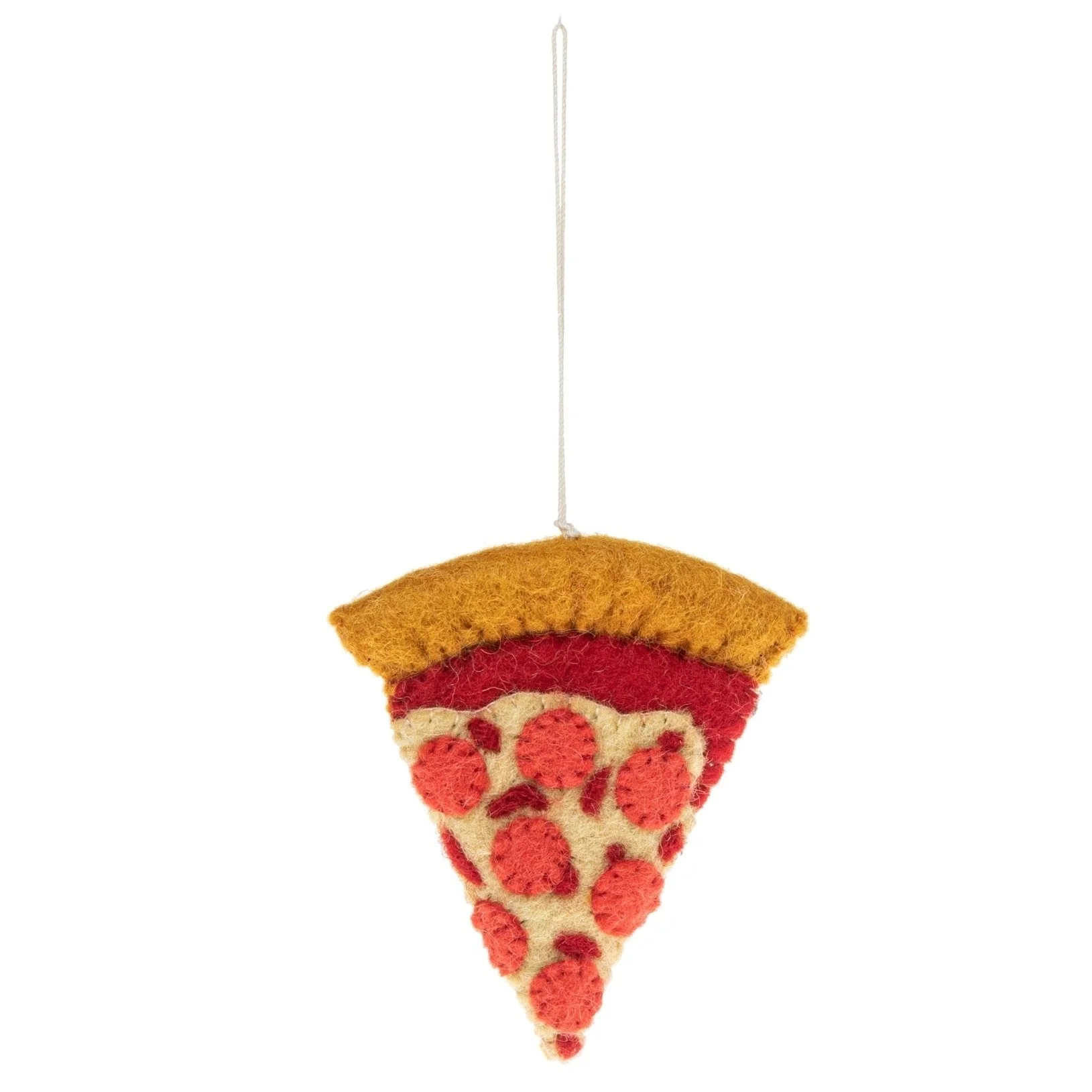 Felt Pizza Ornament - Image 2