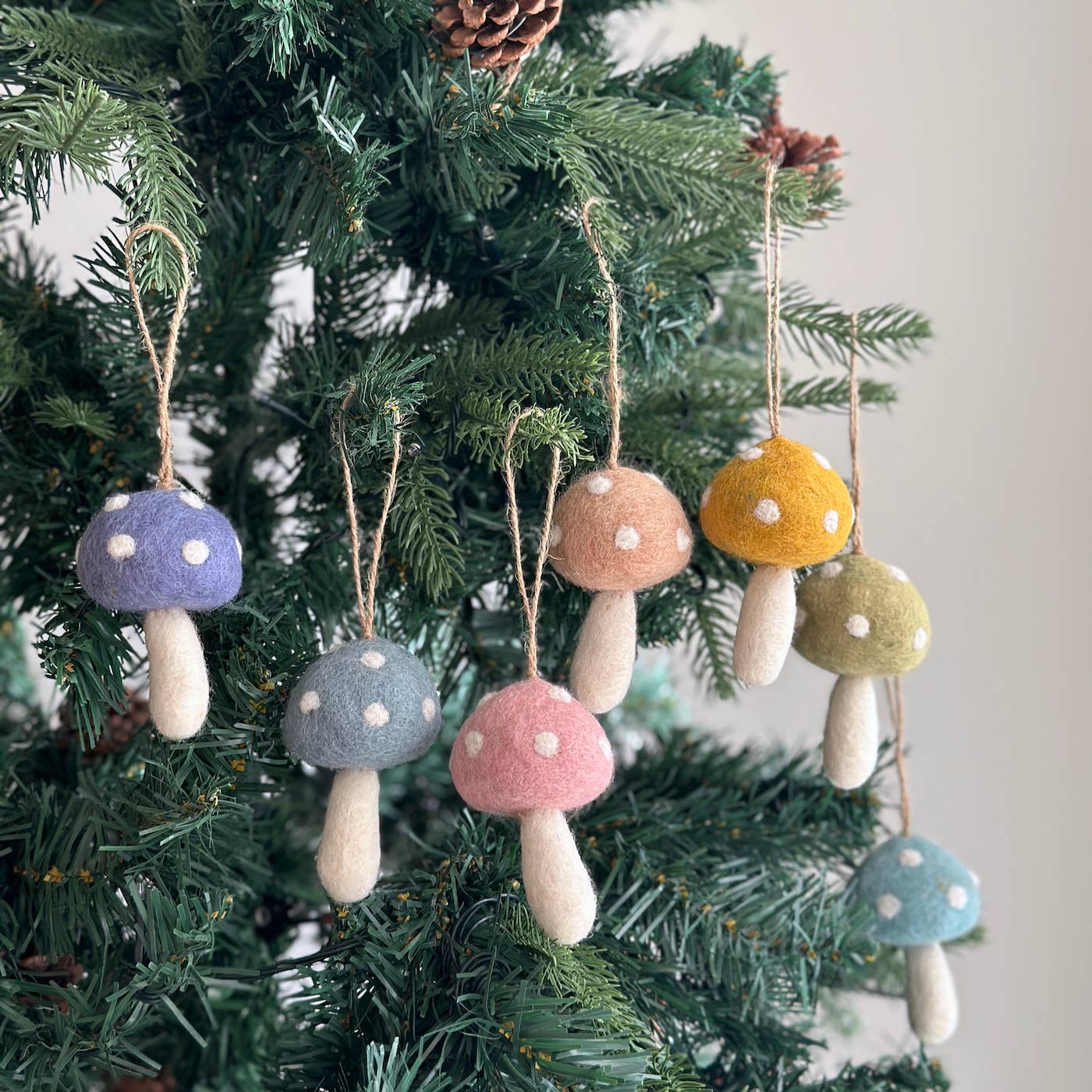 Pastel Mushroom Ornaments - Image 2