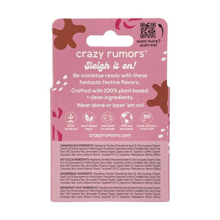 4 Pack Lip Balm Gift Box - Festive Mix - Image 3