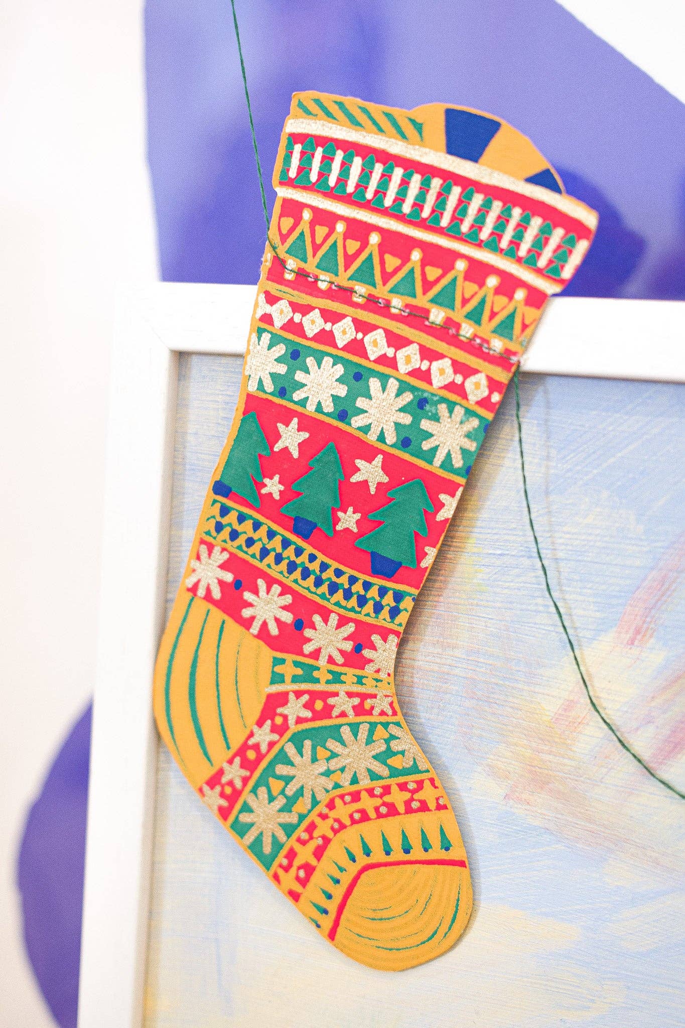 Festive Stockings Garland - Image 2