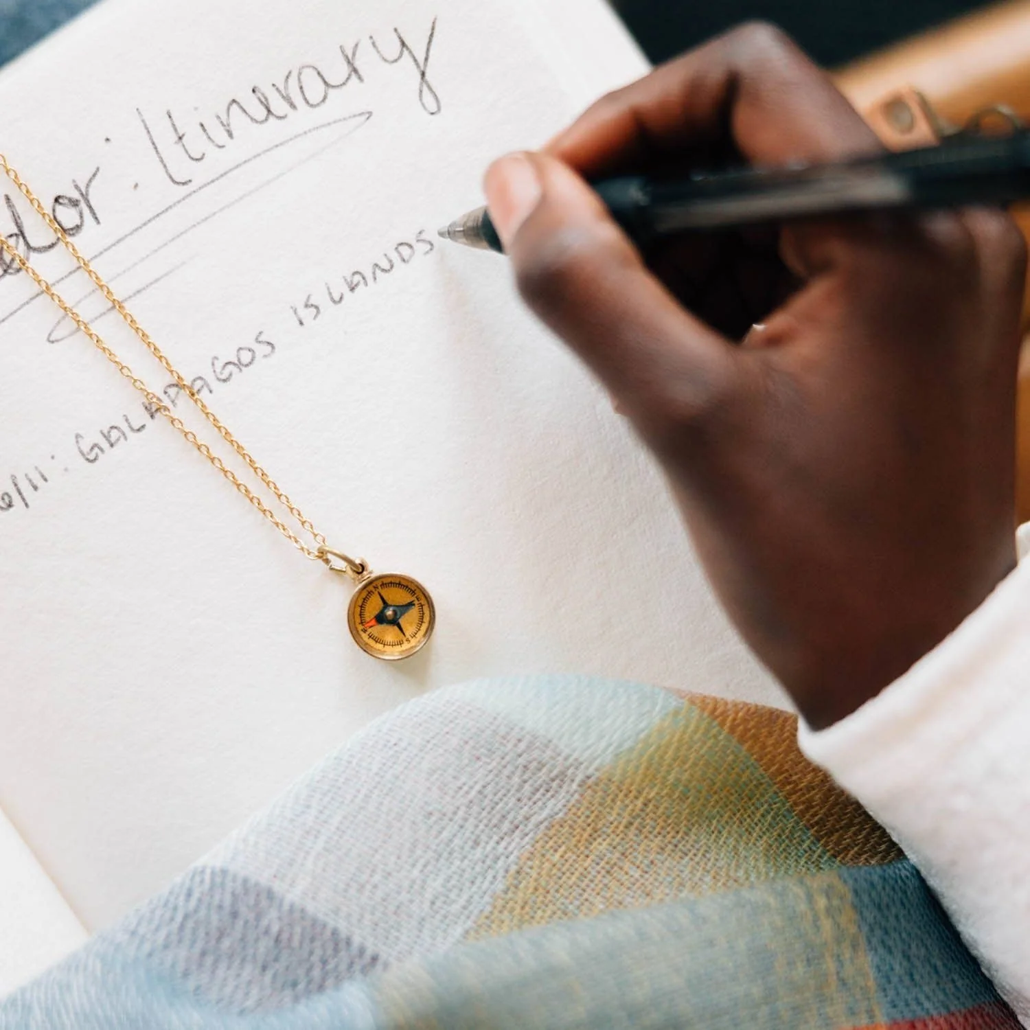 Find Your Way Compass Necklace - Image 2