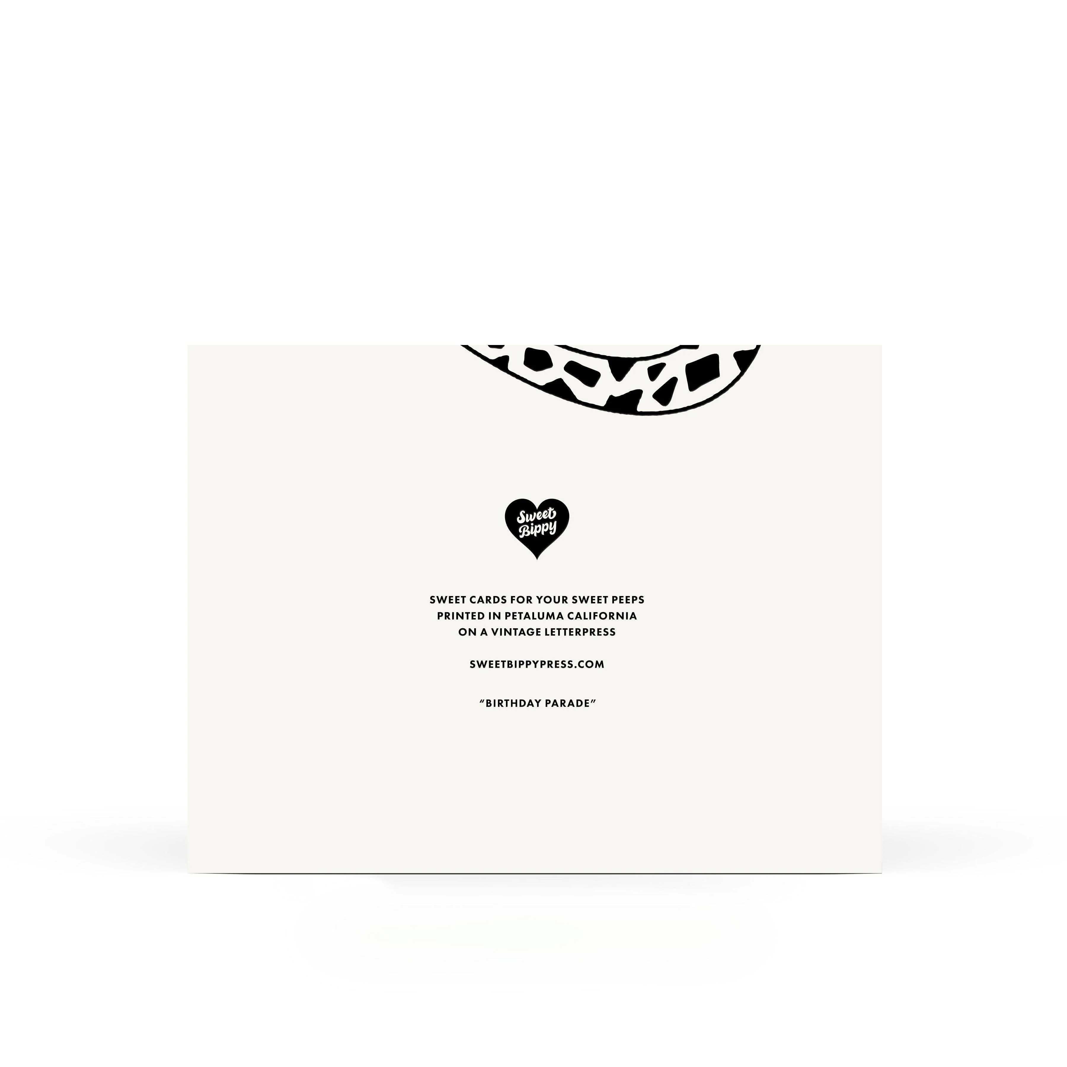1st Birthday Parade Card - Image 2
