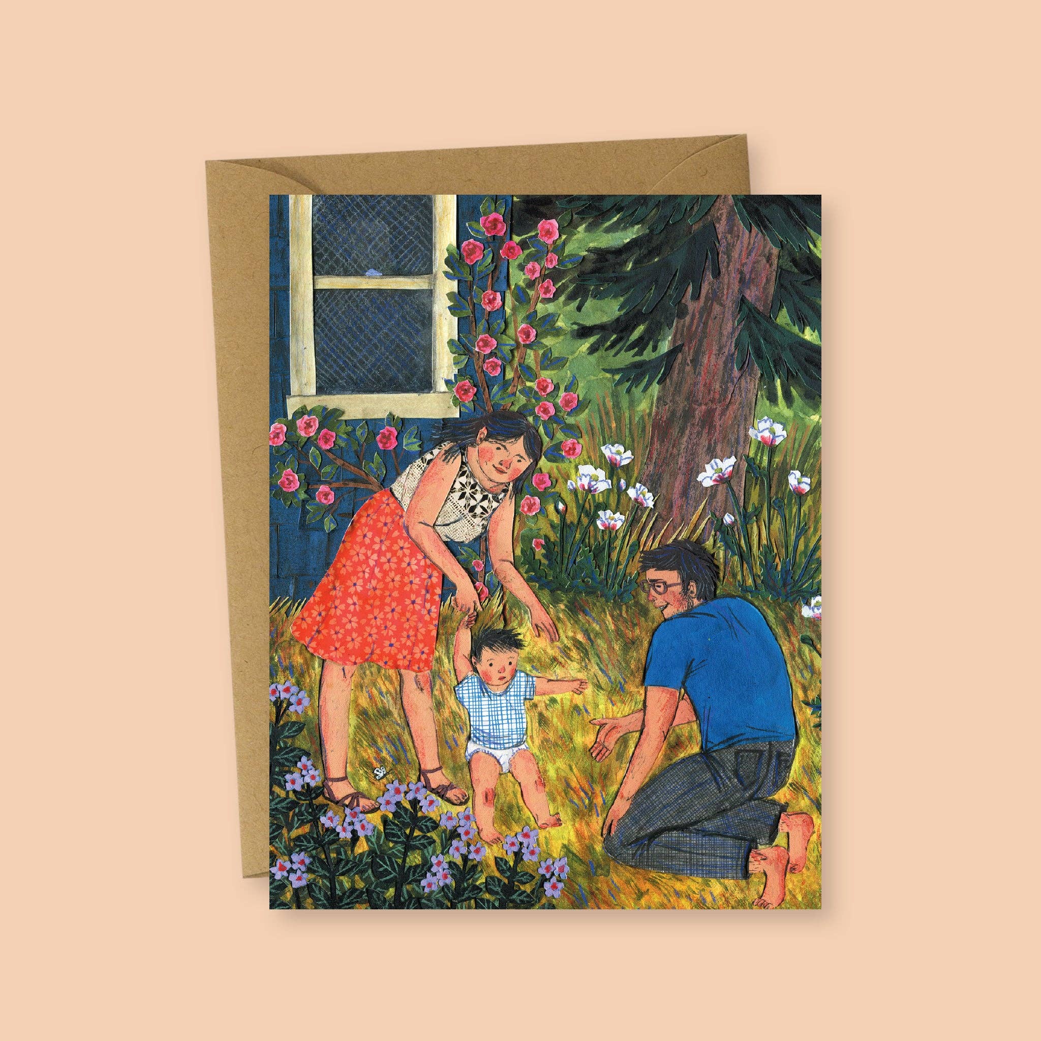 First Steps Greeting Card