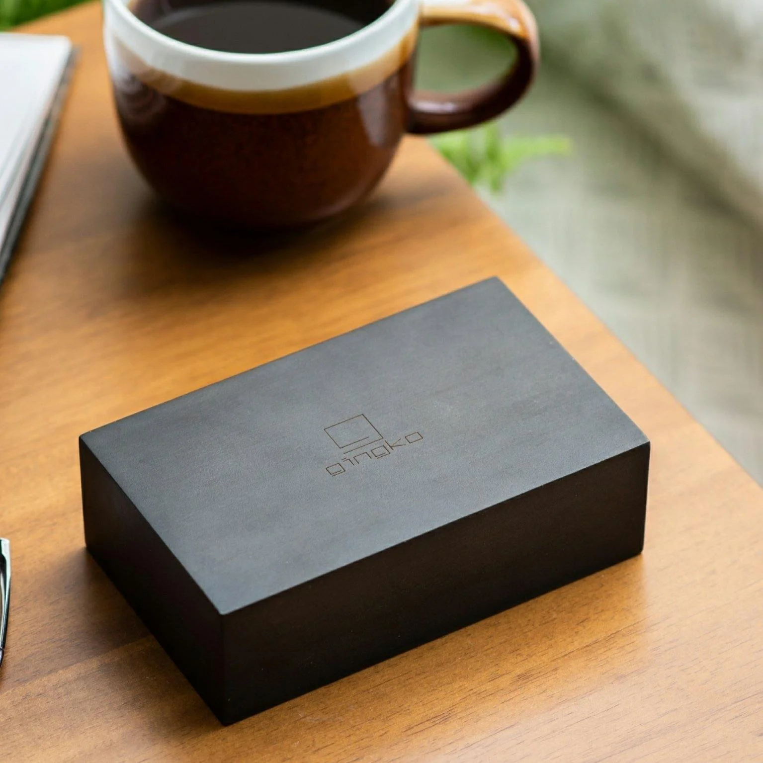Flip Click Clock: Black Wood - Image 2