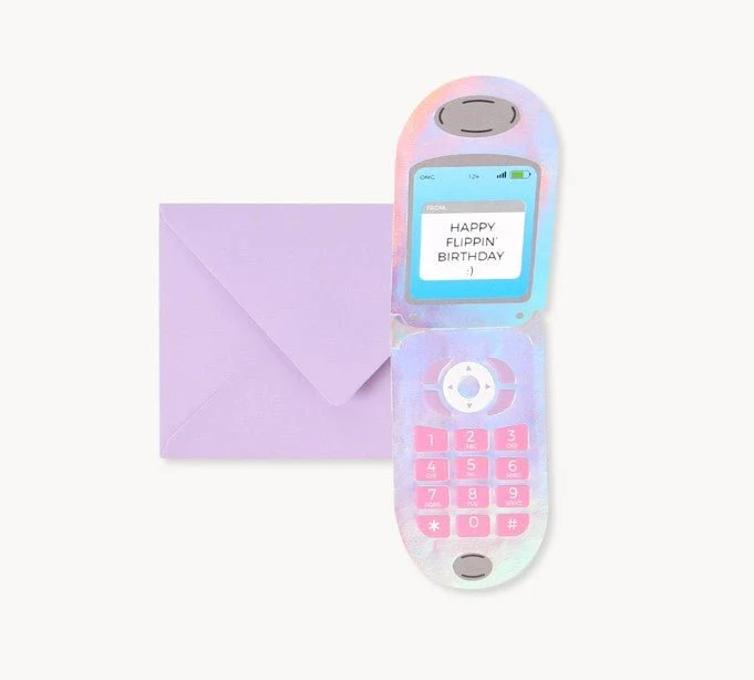 Flip Phone Birthday Card - Image 3