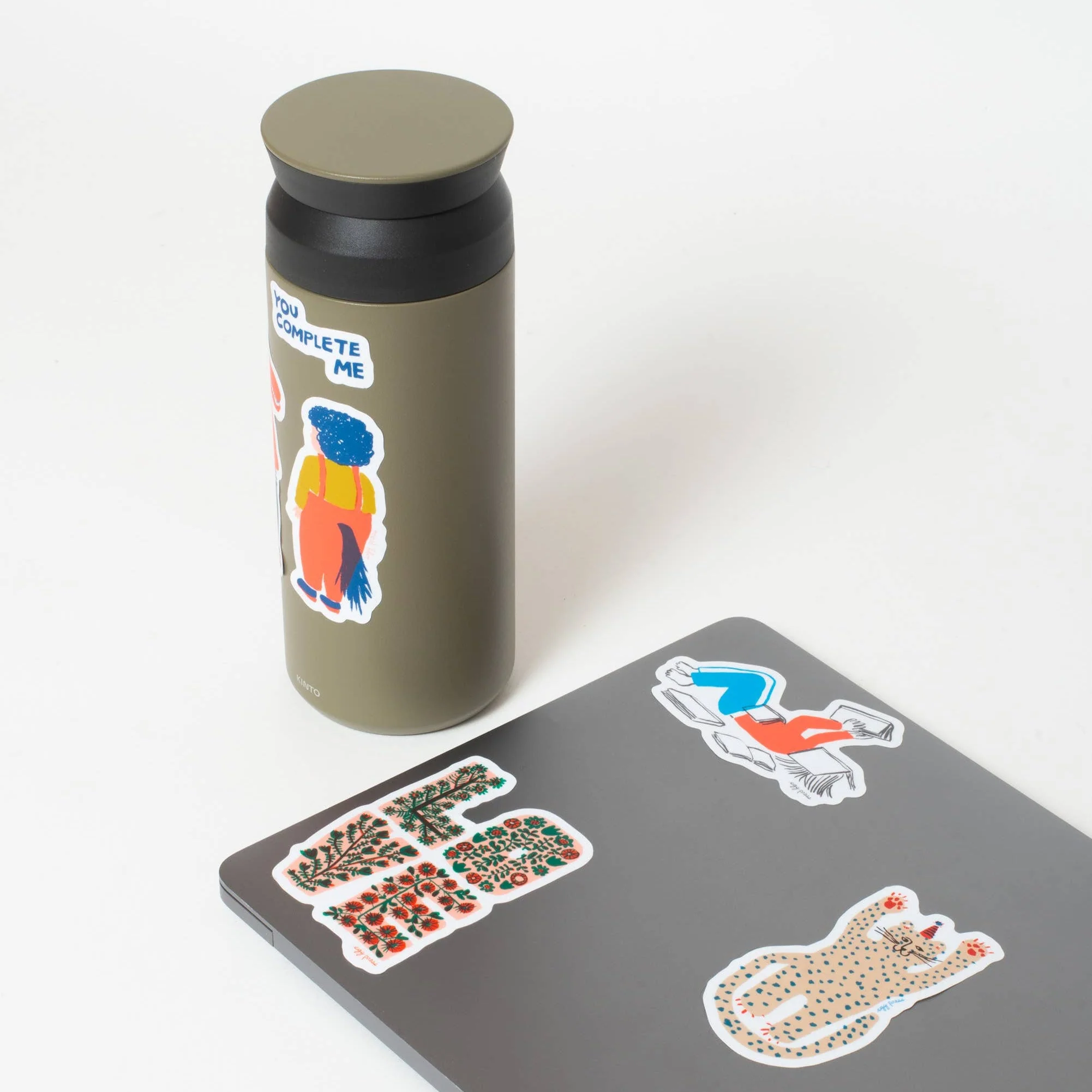 Floral Love Letters Sticker - Image 2