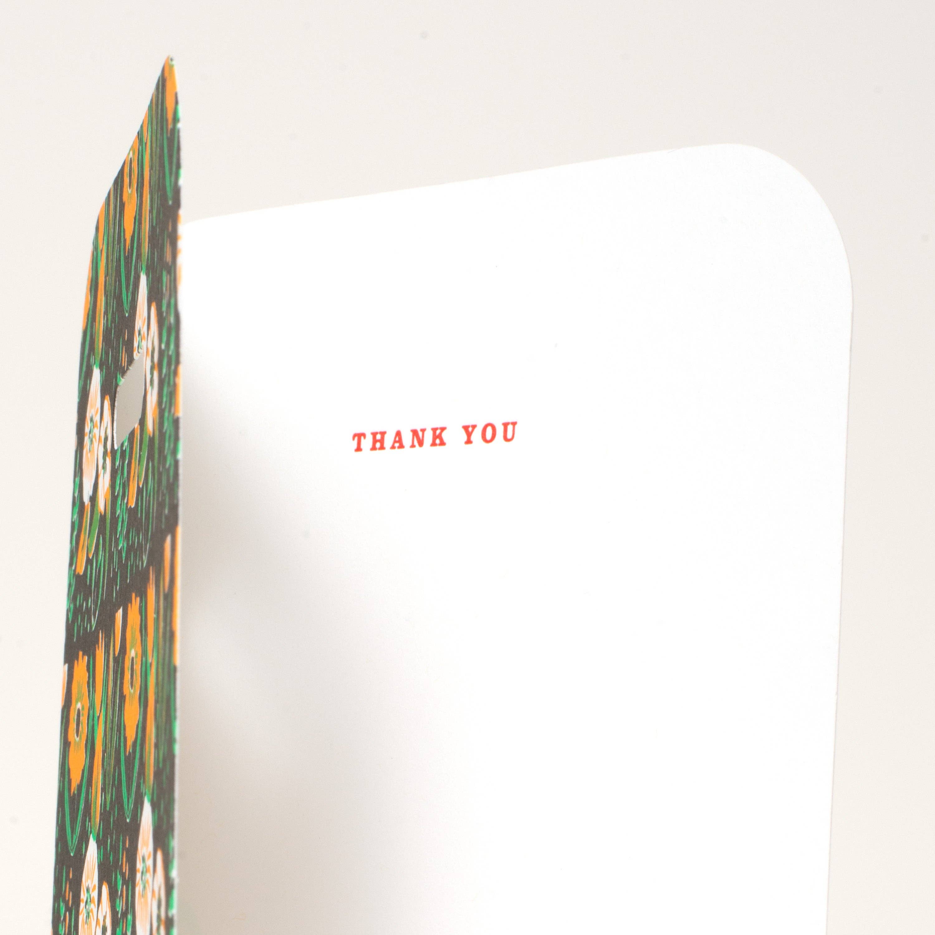 Floral Thank You Card - Image 2