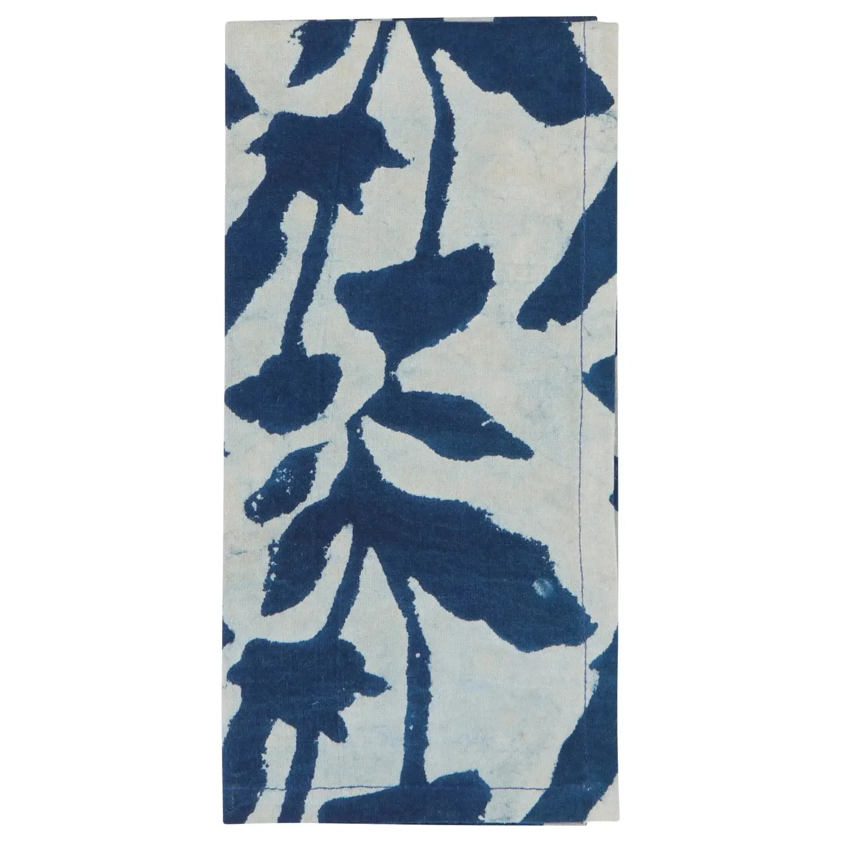 Flourish Block Print Napkins - Set of 4 - Image 4