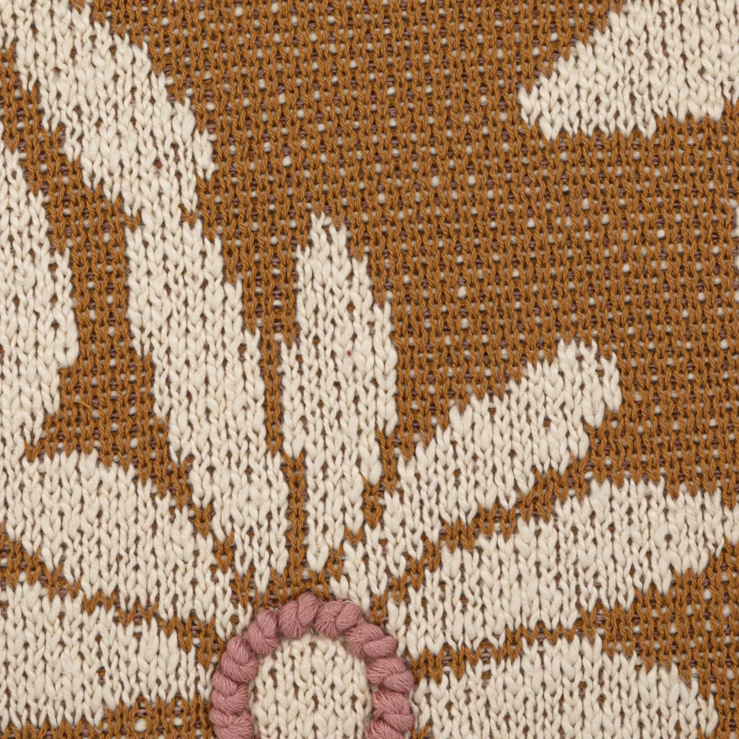 Flower & French Knot Throw Blanket - Image 3