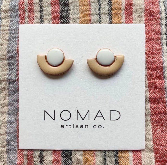 Flower Pot Ceramic Earrings - Image 3