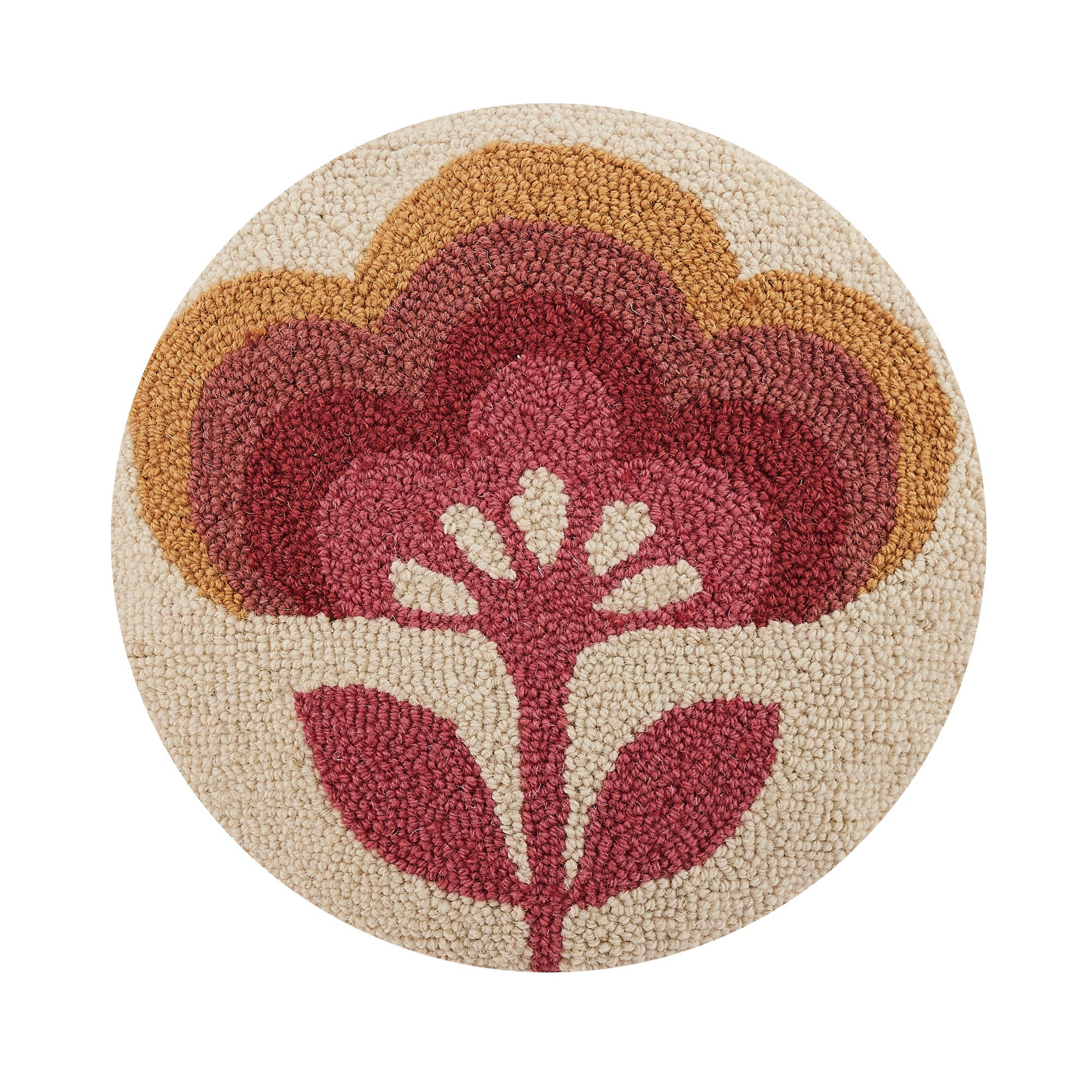 Flower Round Hook Pillow