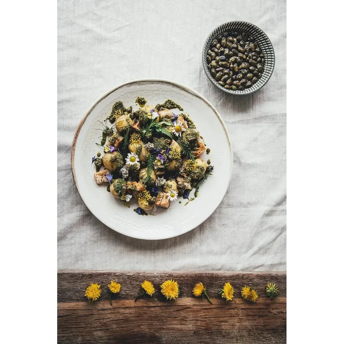 Flowers On A Plate - Image 4