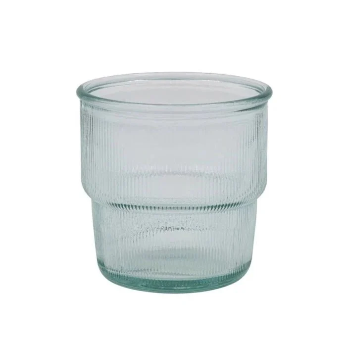 Fluted Recycled Drinking Glass - Image 2