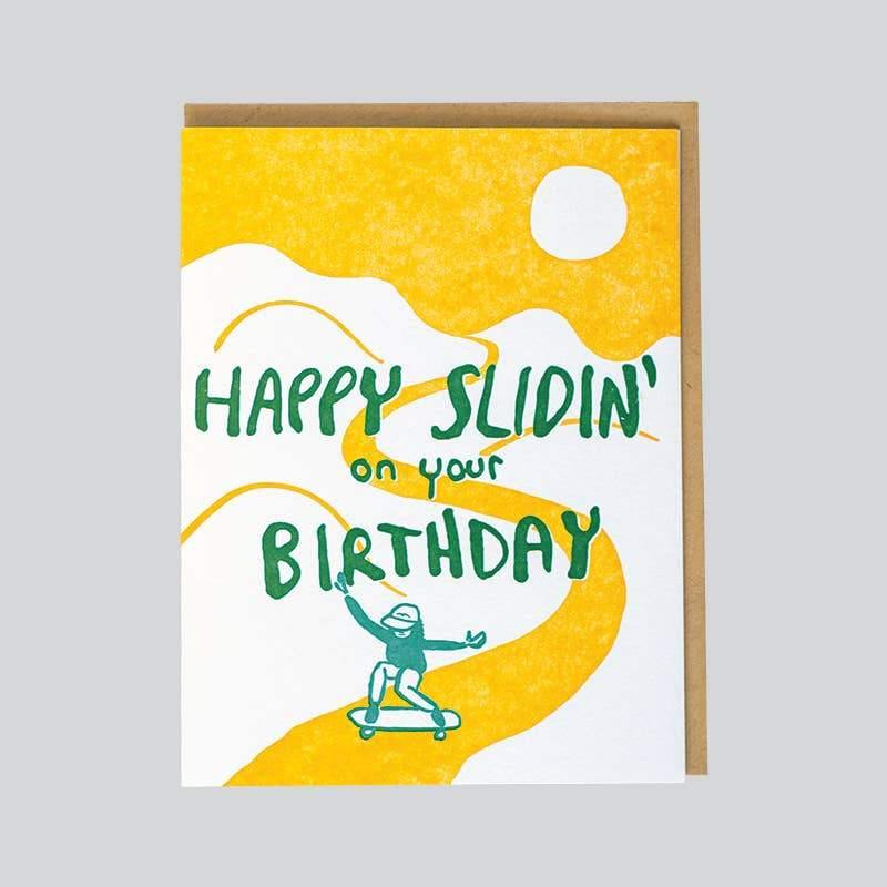 Happy Slidin' Card