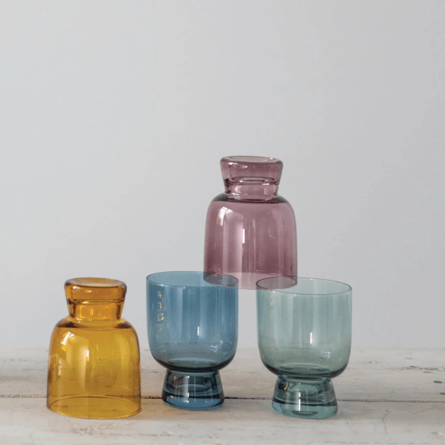 Footed Drinking Glasses - Image 5