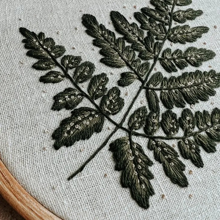 Forest Fern Embroidery Kit - Image 3