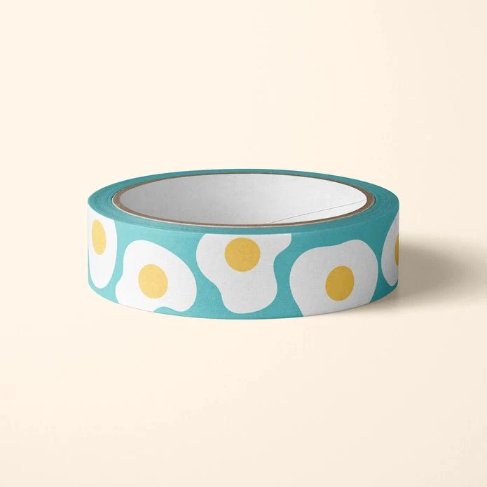 Fried Egg Pattern Washi Tape - Image 2