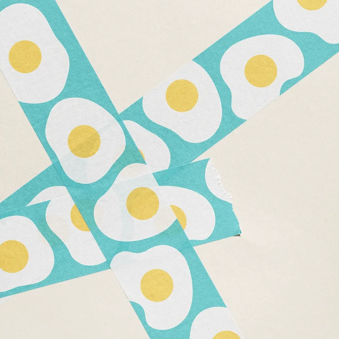 Fried Egg Pattern Washi Tape - Image 3