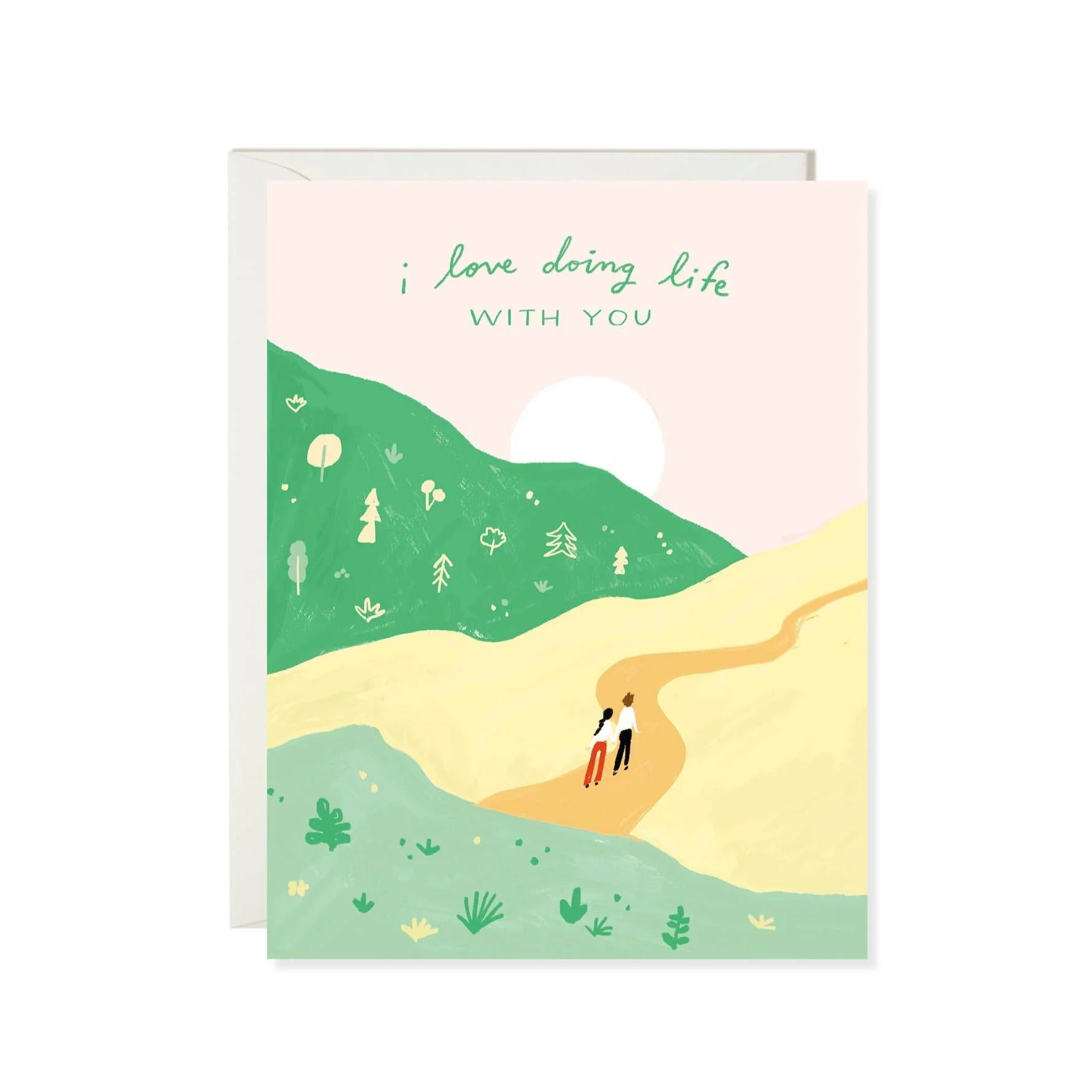 Friendship Trail Love Card