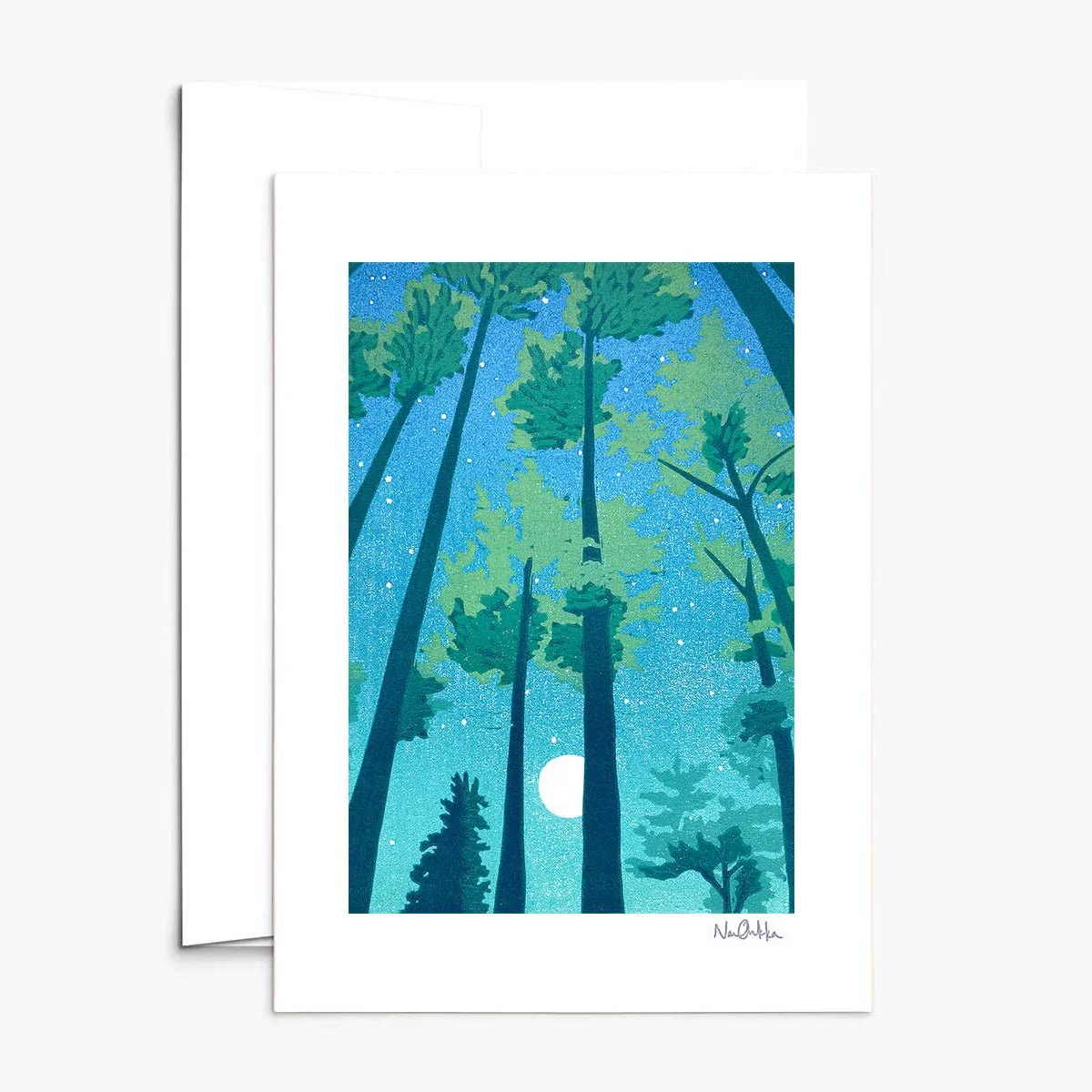 Full Moon Forest Card - Image 3