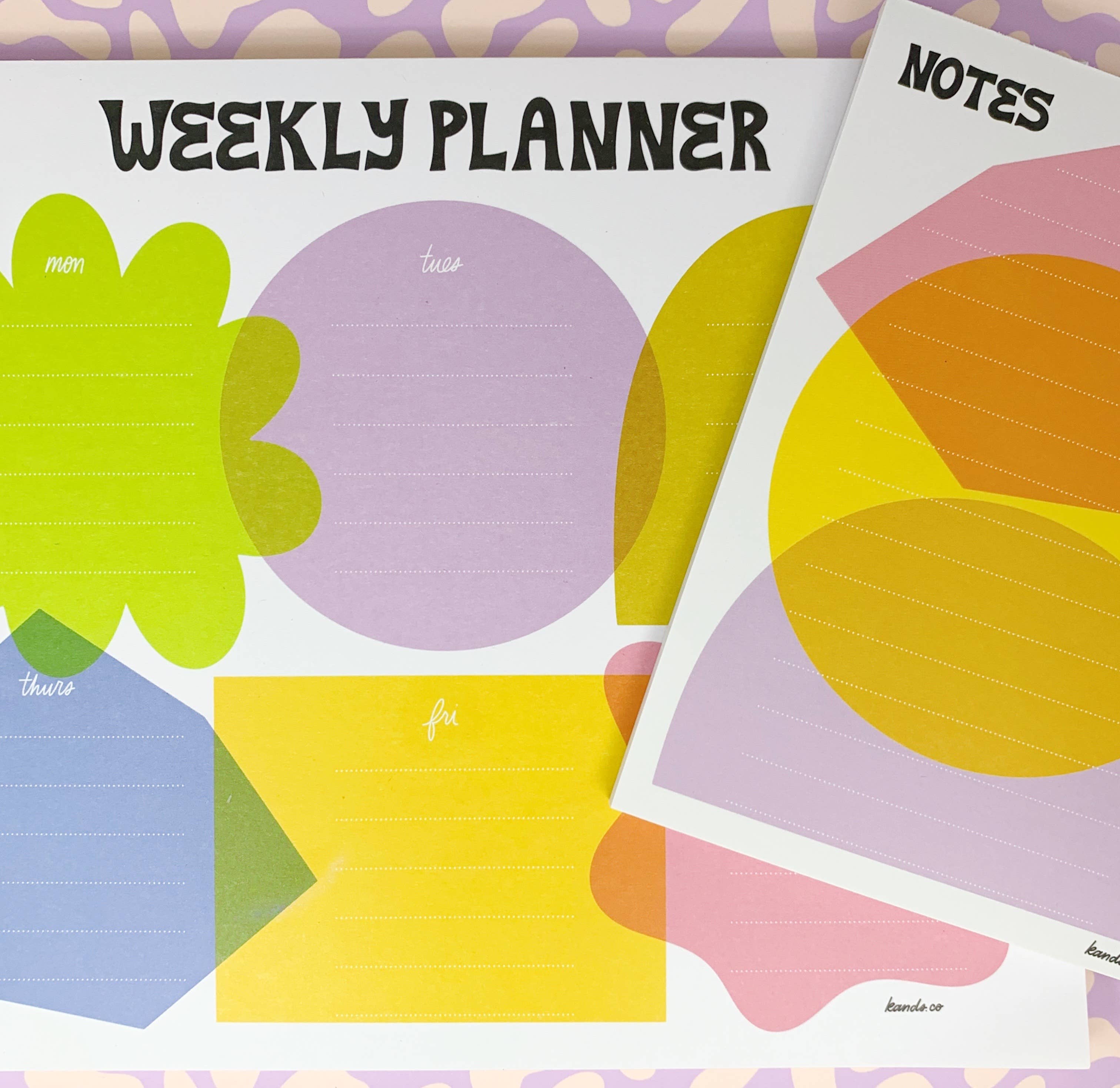 Fun With Shapes Weekly Desk Planner - Image 2