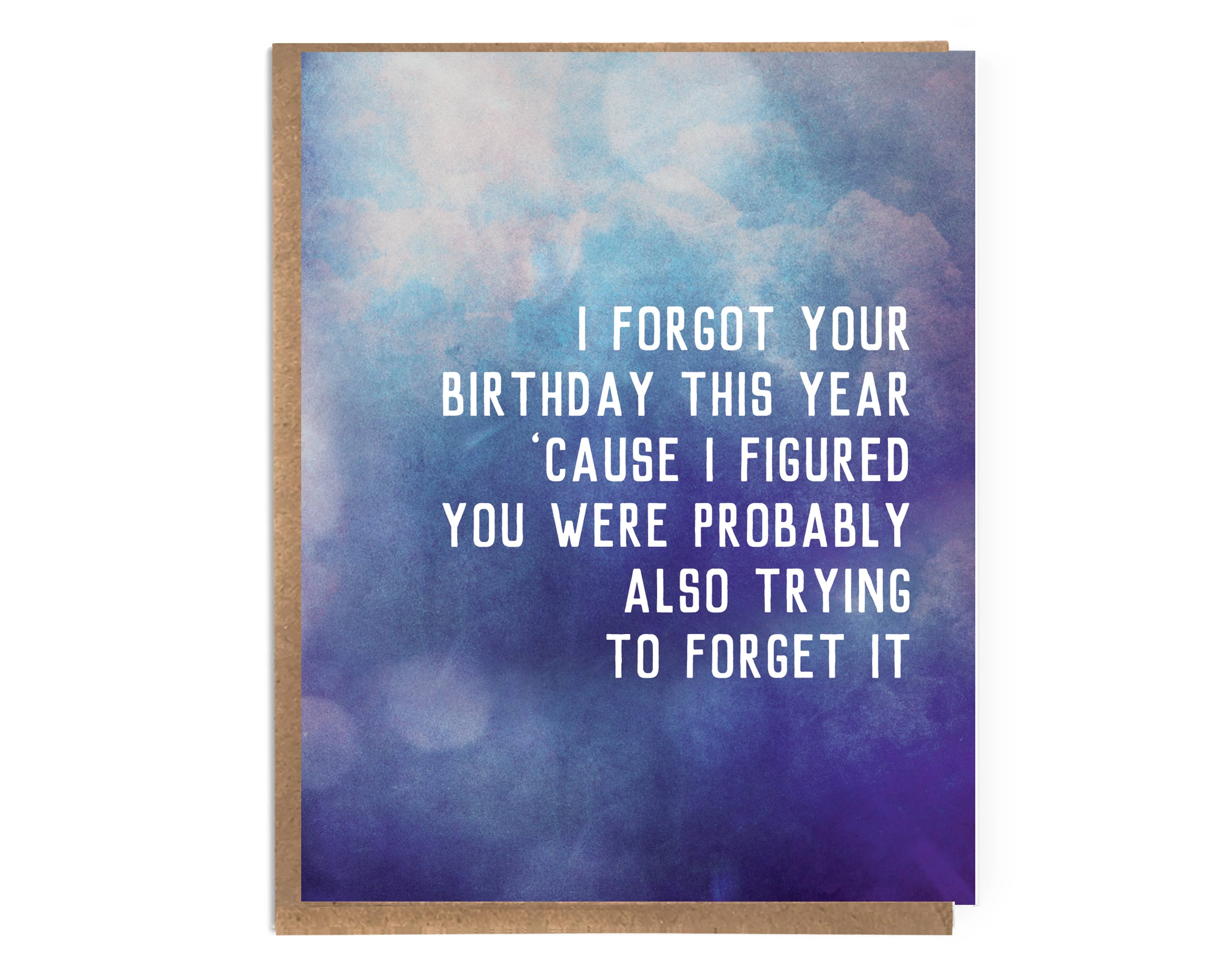 Forgot Birthday Belated Card - Image 2